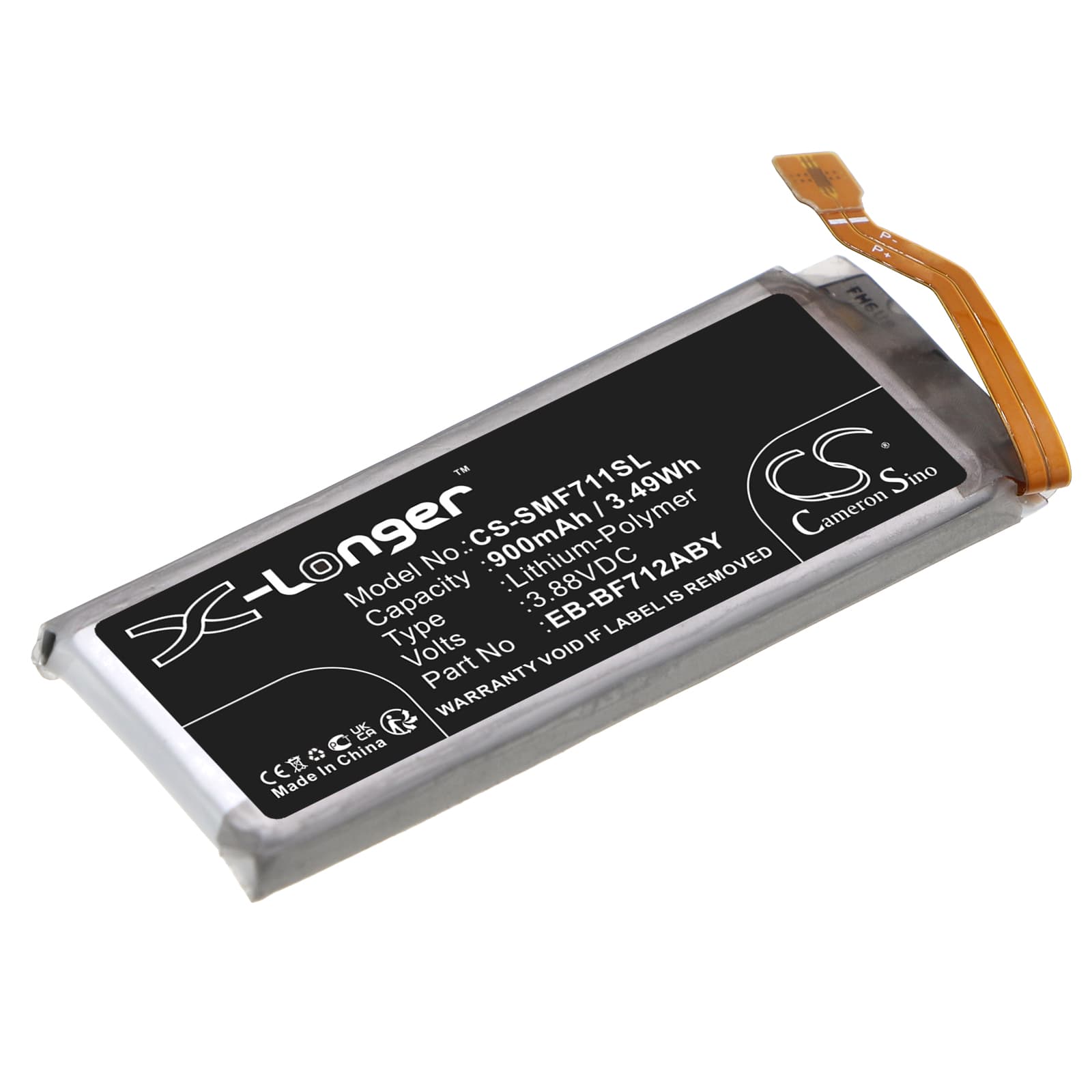 Replacement Battery for Samsung Galaxy Z Flip 3 - CS-SMF711SL-1.jpg