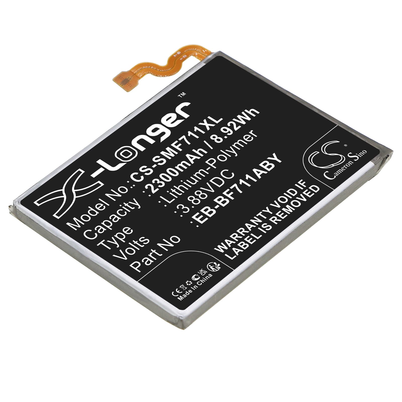 Replacement Battery for Samsung Galaxy Z Flip 3 - CS-SMF711XL-1.jpg
