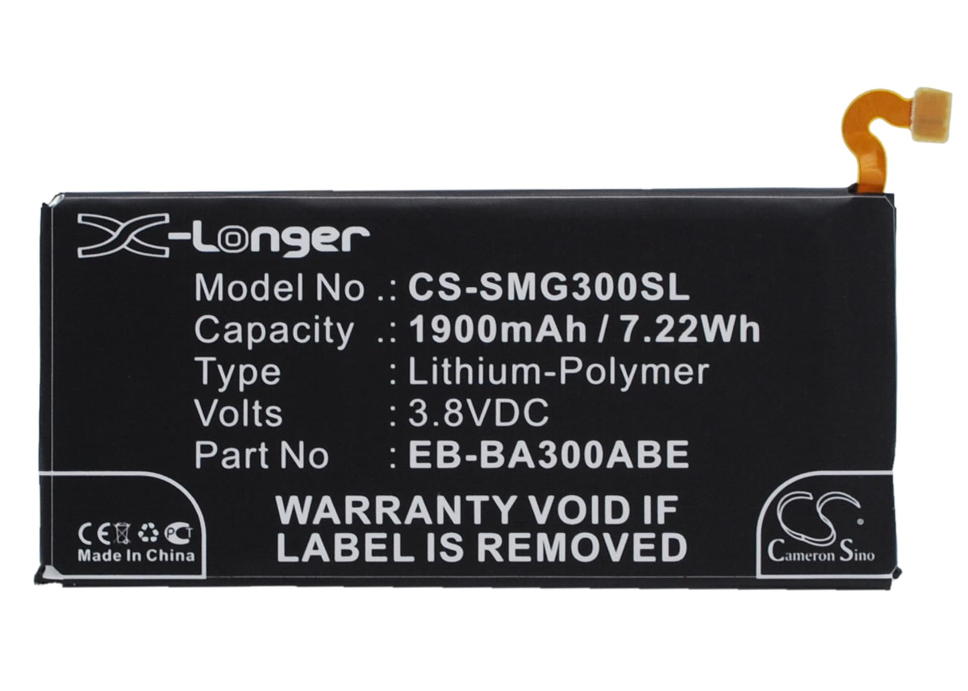 Replacement Battery for Samsung Galaxy A3 - CS-SMG300SL-1.jpg