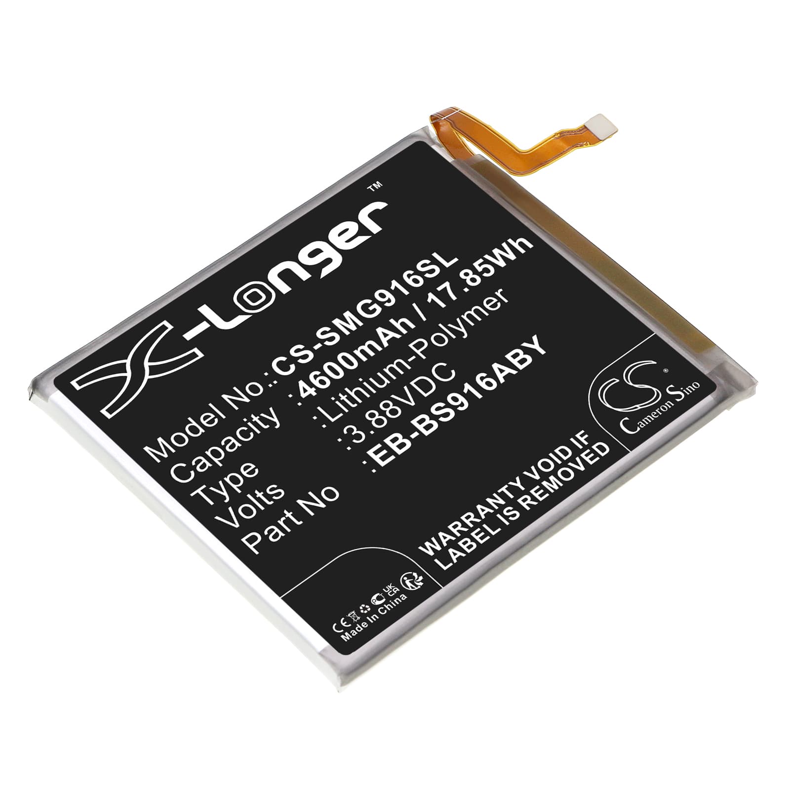 Replacement Battery for Samsung Galaxy S23+ - CS-SMG916SL-1.jpg