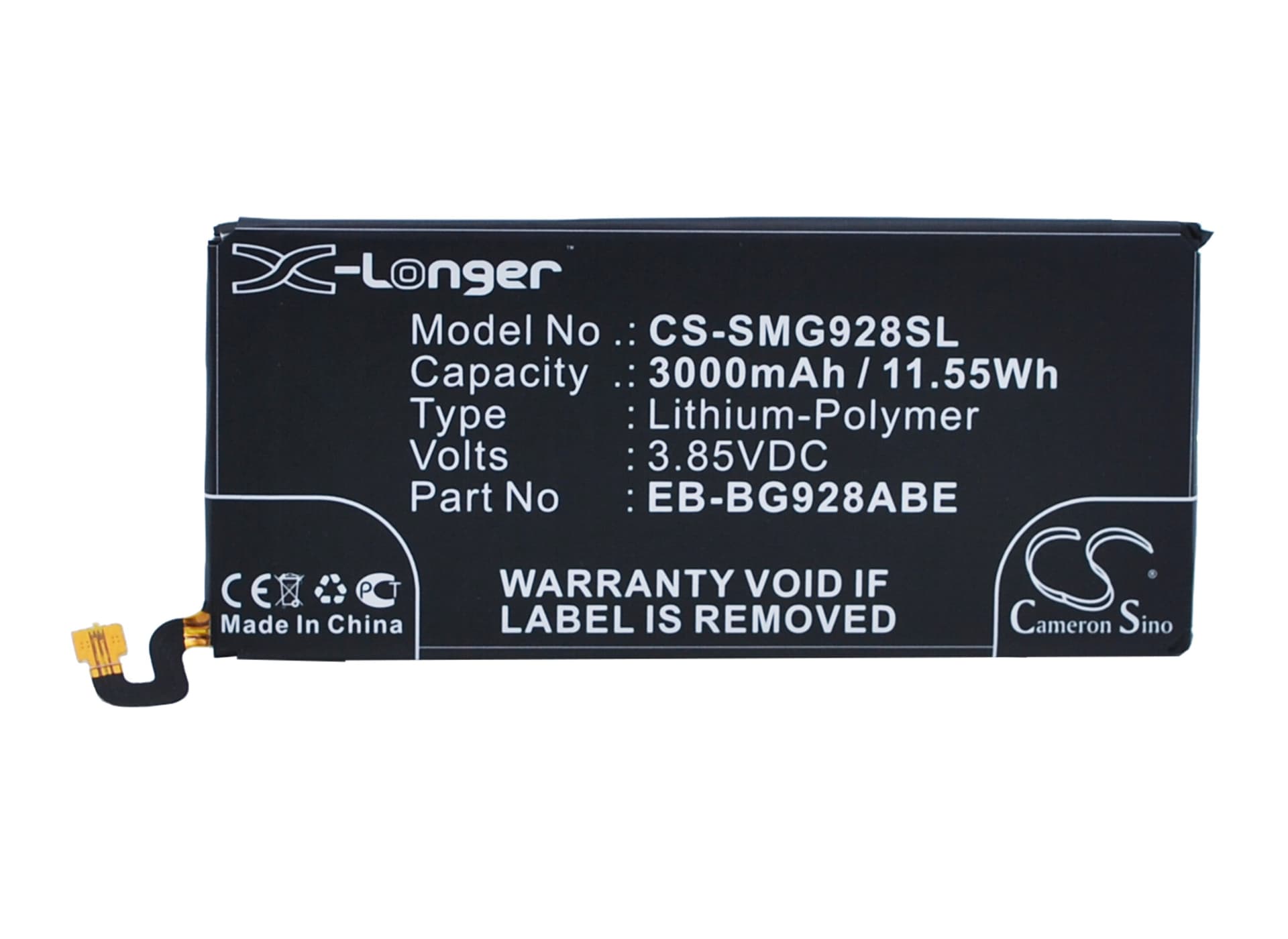 Replacement Battery for Samsung Galaxy S6 Edge+ - CS-SMG928SL-1.jpg