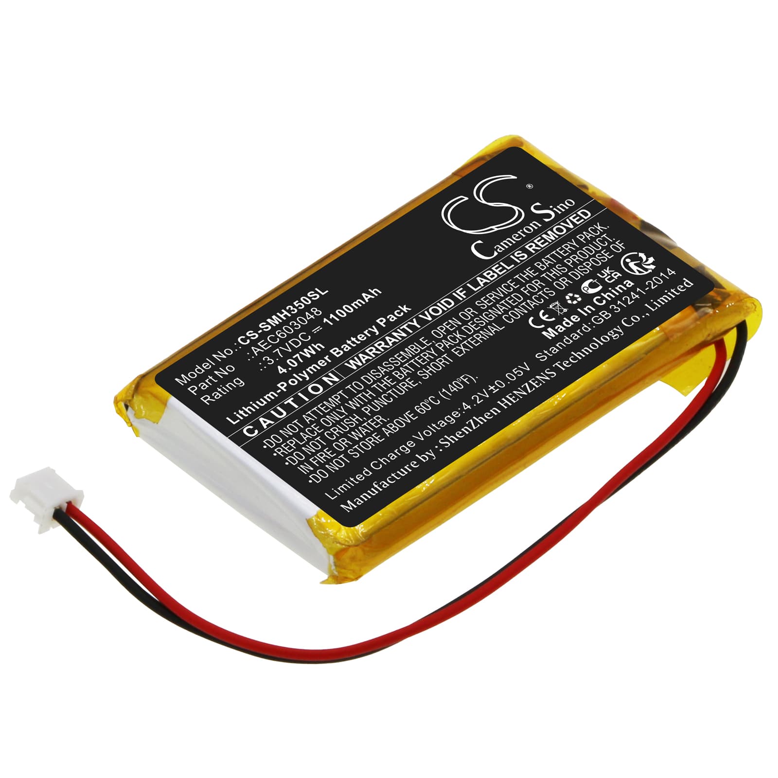 Replacement Battery for Simrad HS35 - CS-SMH350SL-1.jpg