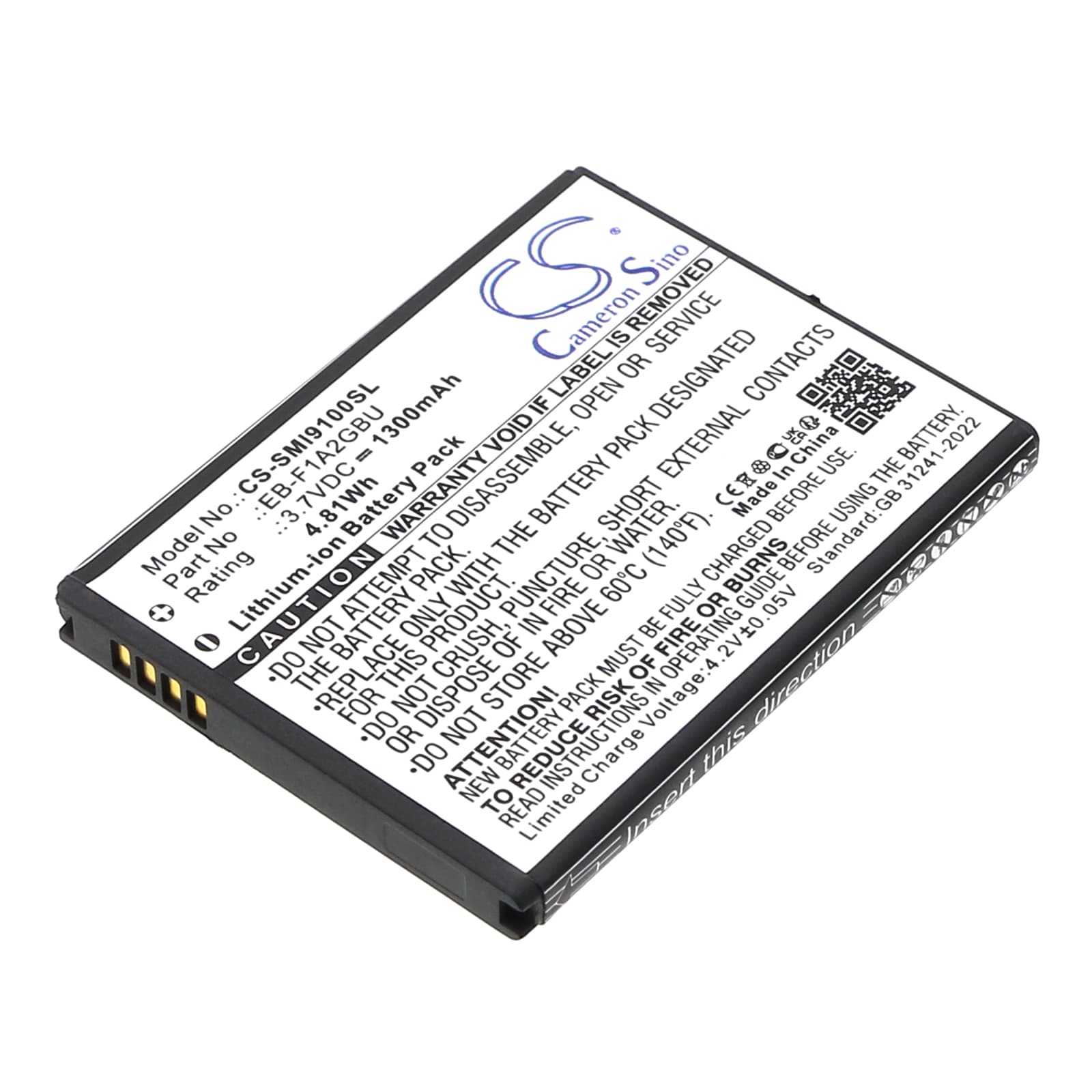 Replacement Battery for T-Mobile Galaxy S II - CS-SMI9100SL-1.jpg