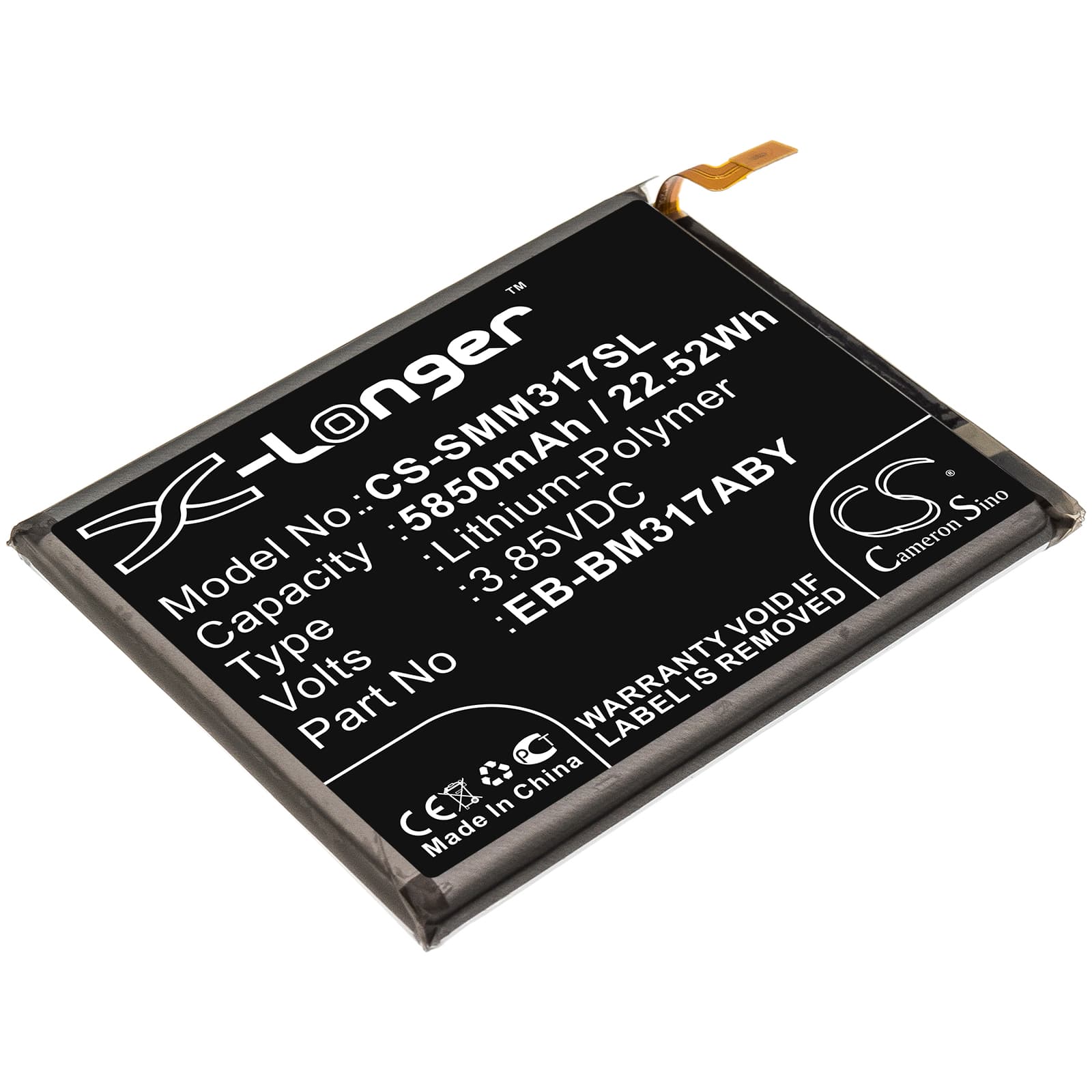 Replacement Battery for Samsung Galaxy M31 - CS-SMM317SL-1.jpg