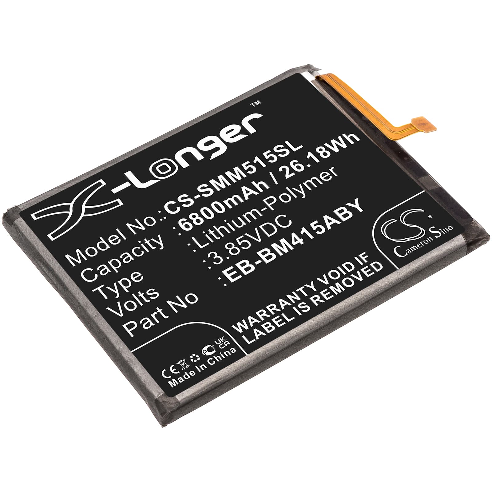Replacement Battery for Samsung Galaxy M51 - CS-SMM515SL-1.jpg
