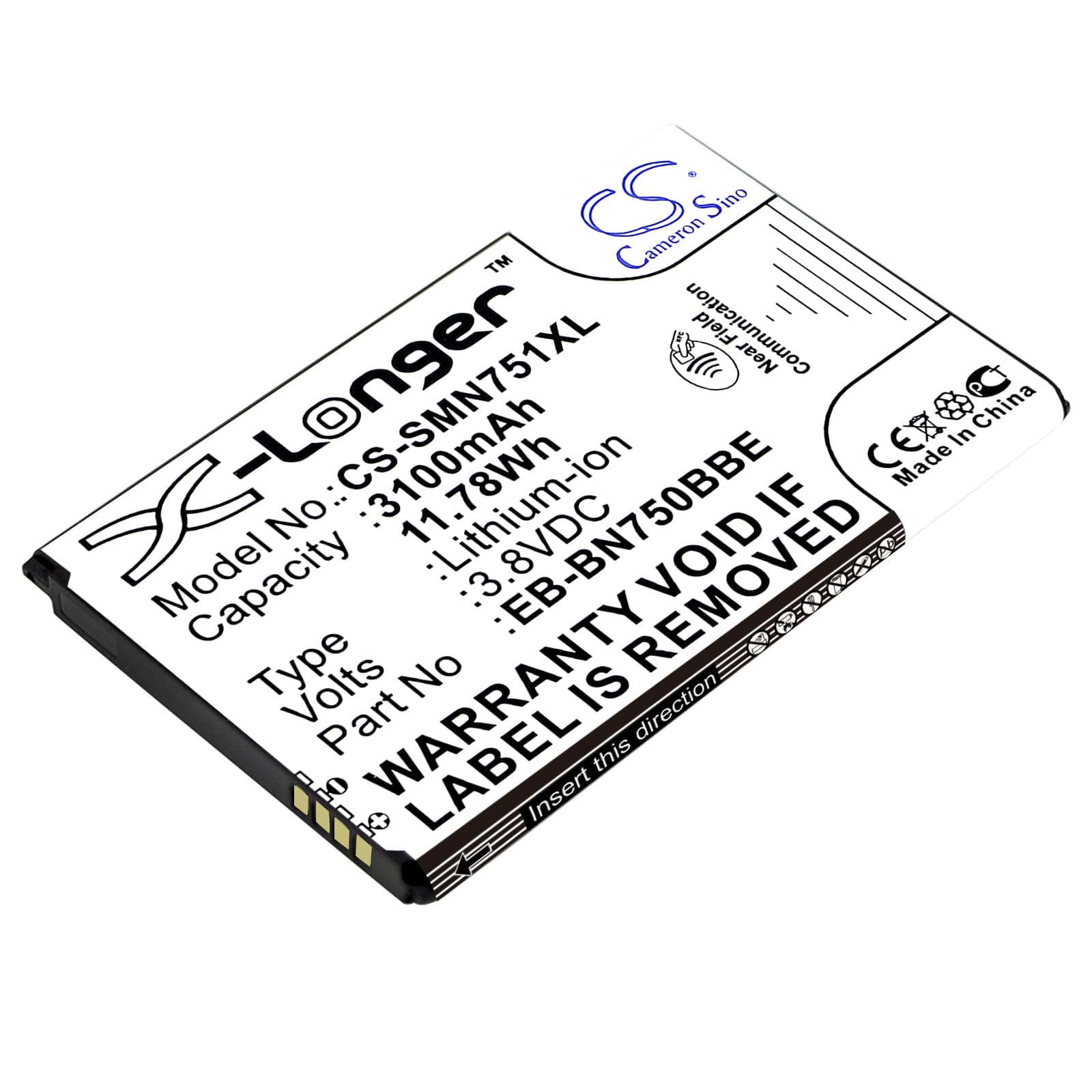 Replacement Battery for Samsung Galaxy Note 3 Neo - CS-SMN751XL-1.jpg