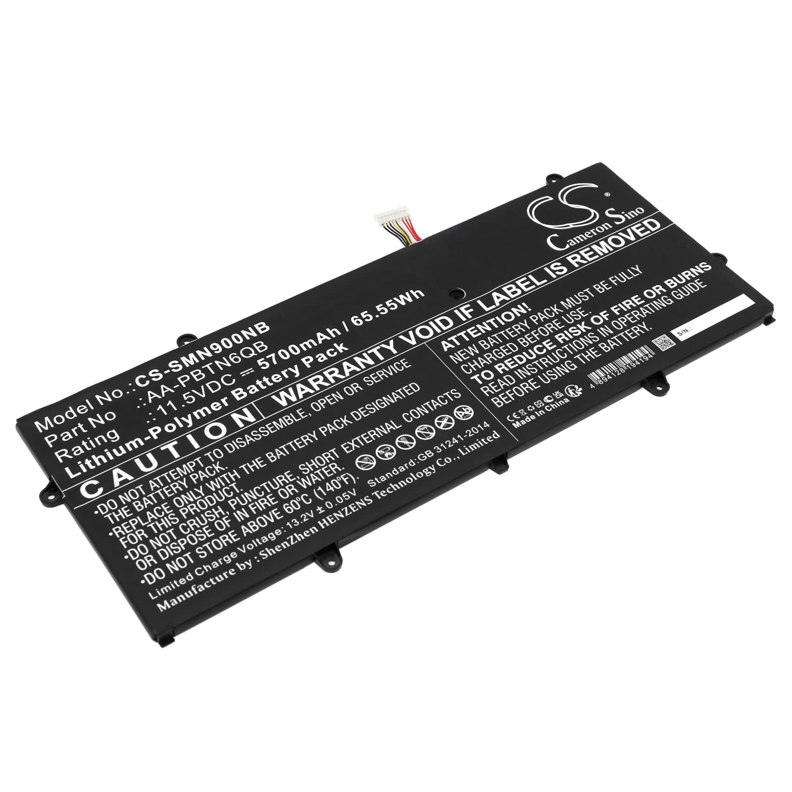 Replacement Battery for Samsung NP900X5N-K07HK - CS-SMN900NB-1.jpg