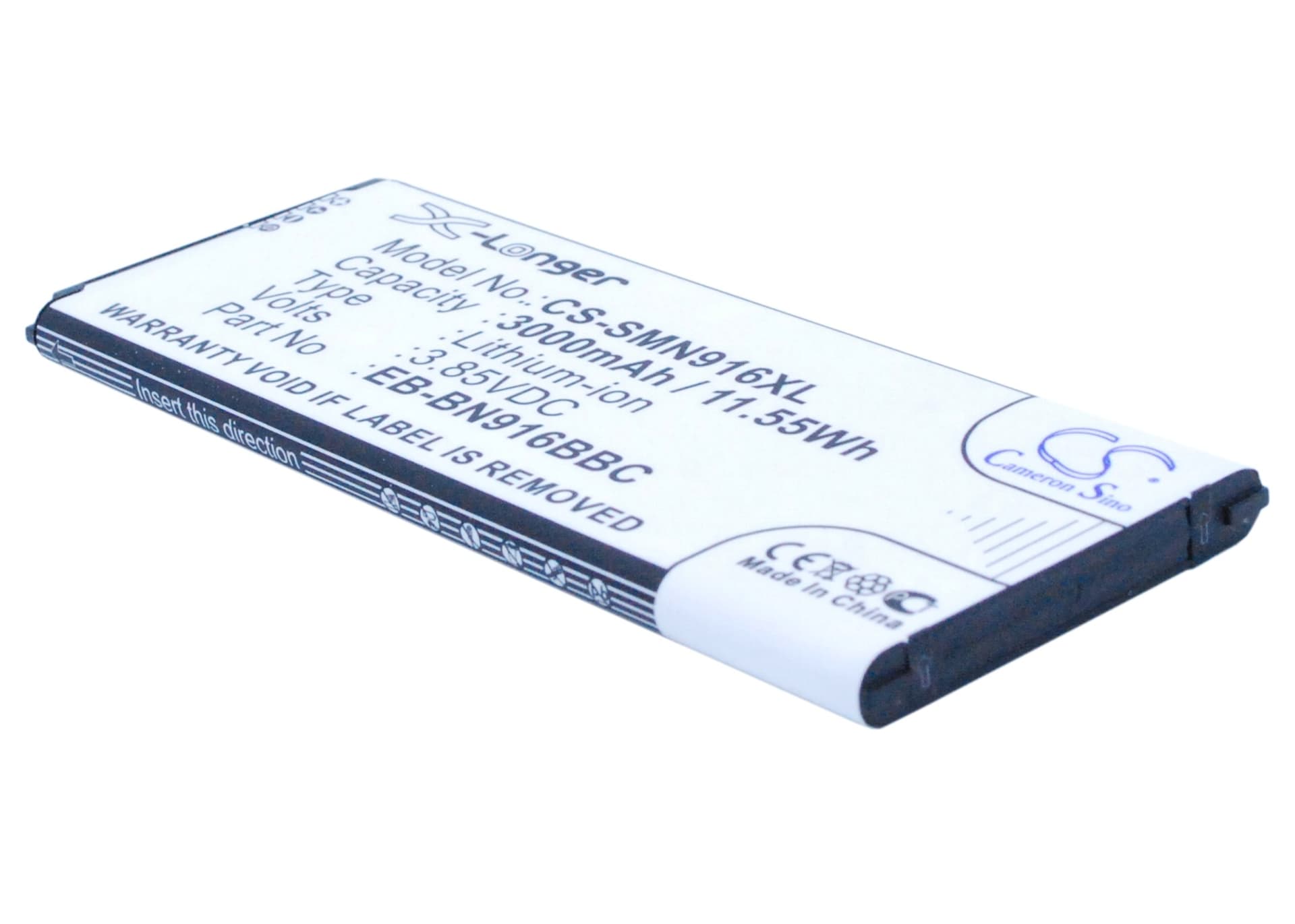 Replacement Battery for Samsung Galaxy Note 4 ( China Mobile ) - CS-SMN916XL-1.jpg
