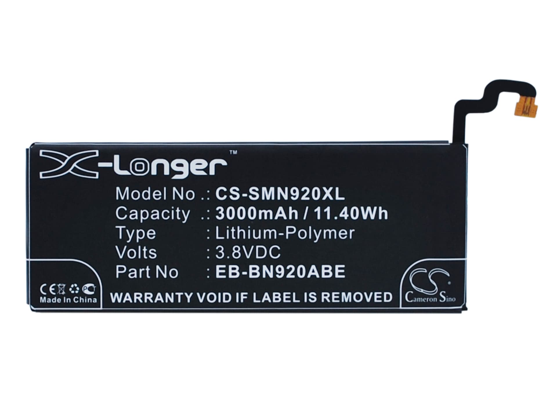 Replacement Battery for Samsung Galaxy Note 5 - CS-SMN920XL-1.jpg
