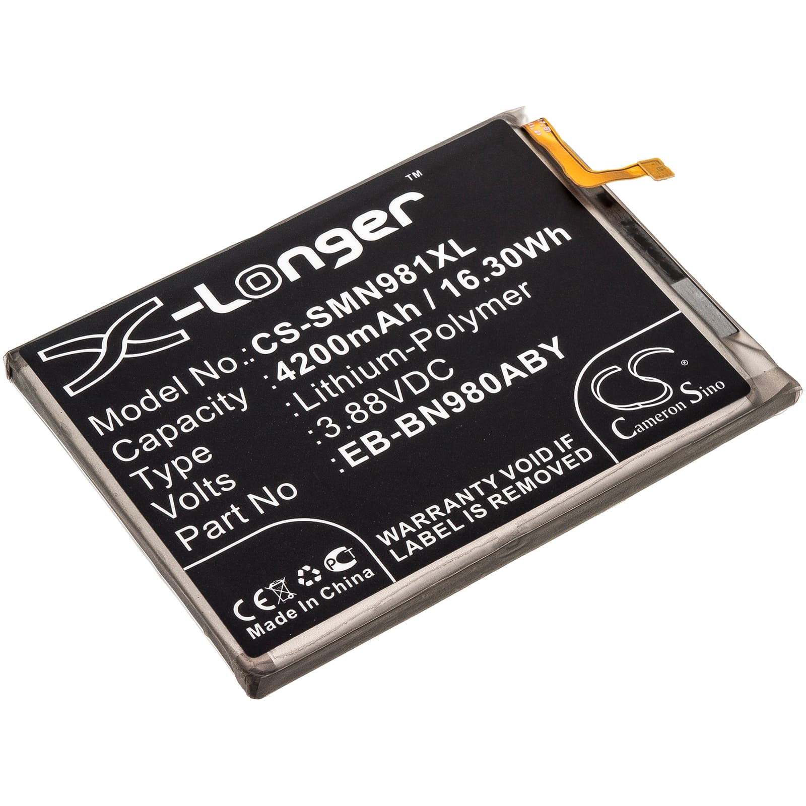 Replacement Battery for Samsung Galaxy Note 20 - CS-SMN981XL-1.jpg