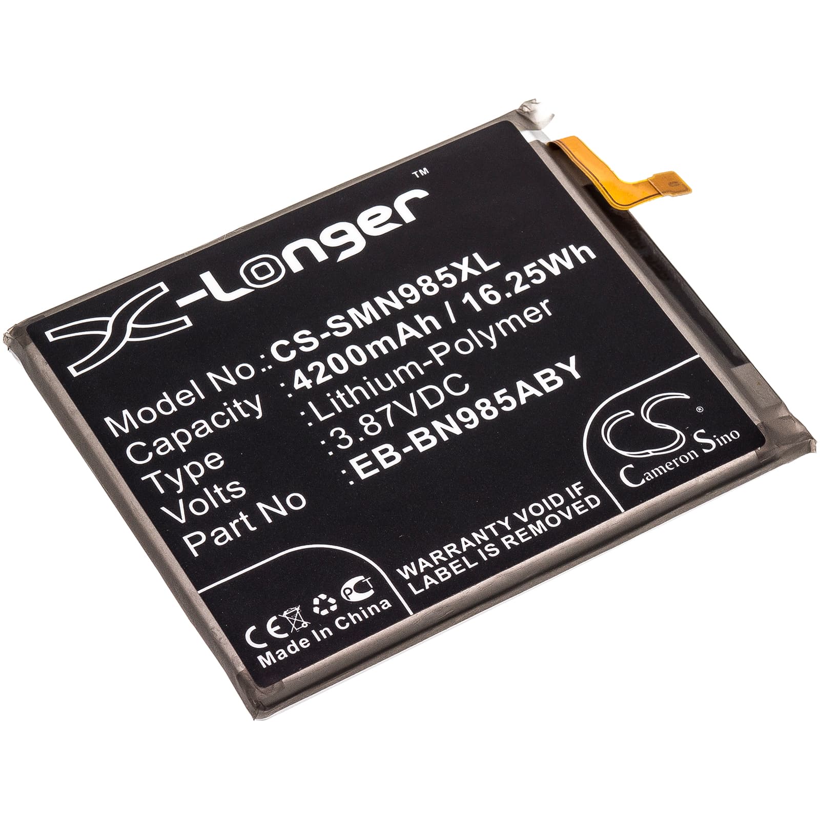 Replacement Battery for Samsung Galaxy Note 20 Ultra - CS-SMN985XL-1.jpg