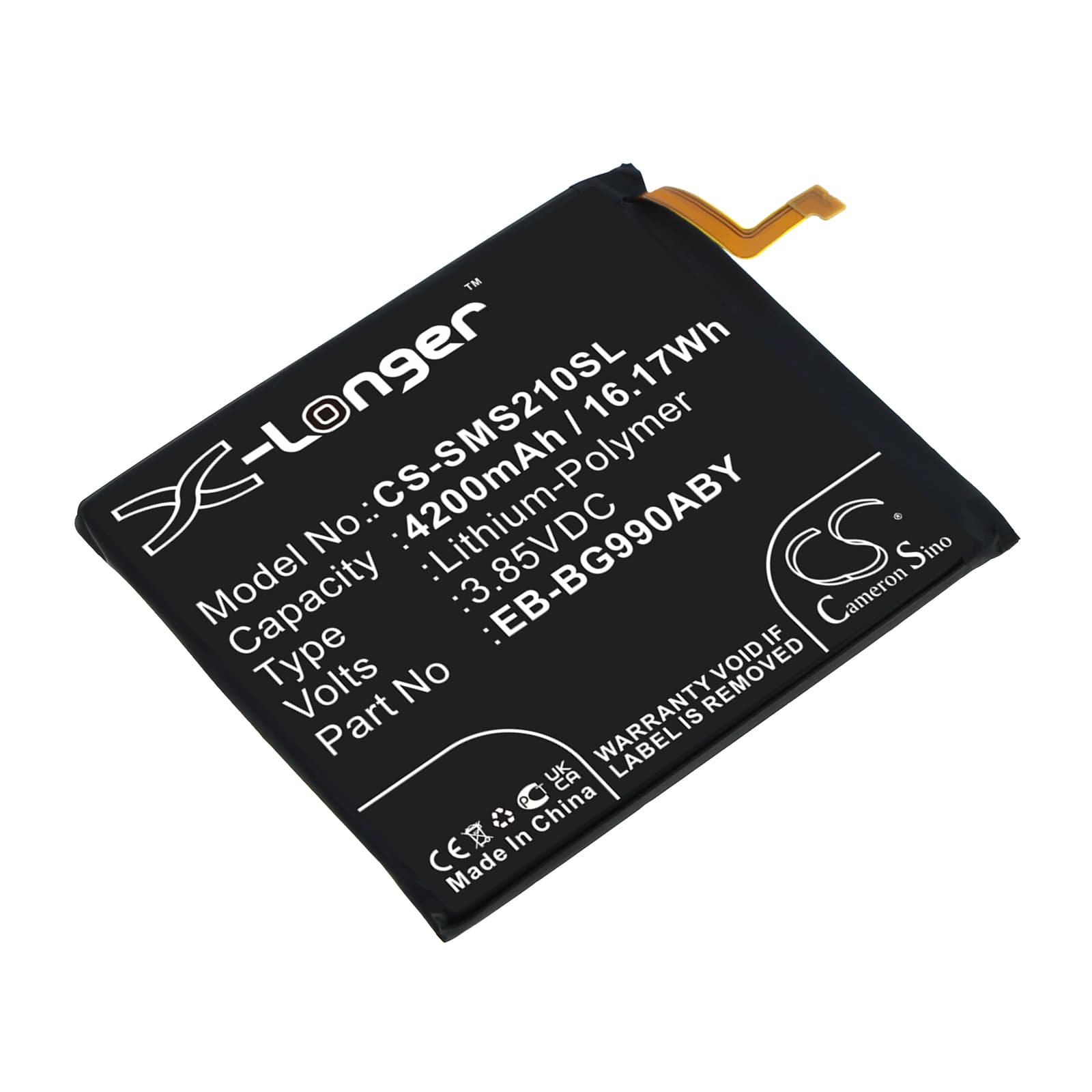 Replacement Battery for Samsung Galaxy S21 FE 5G - CS-SMS210SL-1.jpg