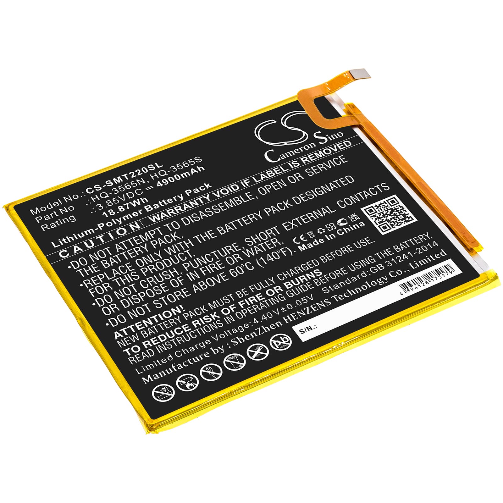 Replacement Battery for Samsung Galaxy Tab A7 Lite - CS-SMT220SL-1.jpg