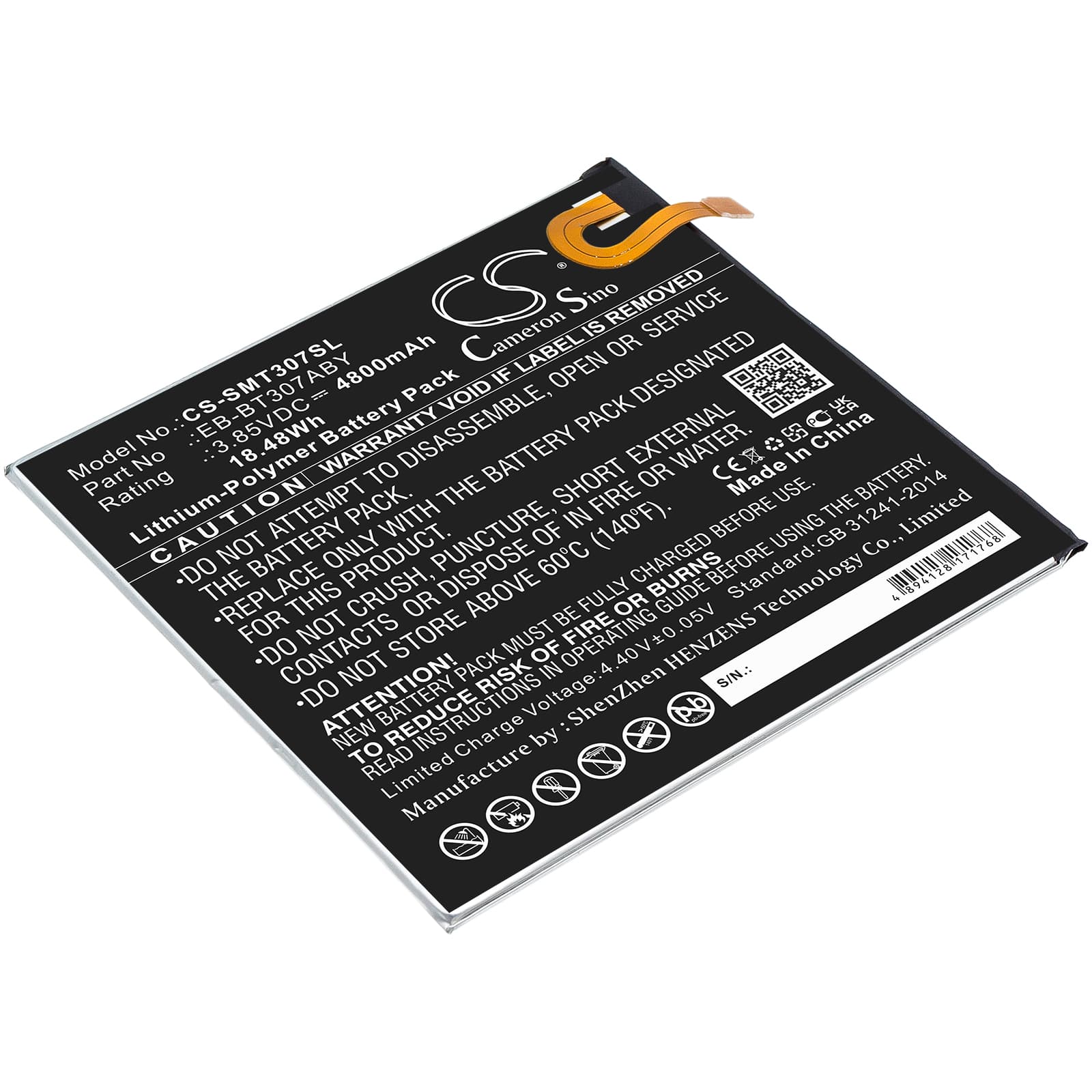 Replacement Battery for Samsung Galaxy Tab A 8.4 2020 - CS-SMT307SL-1.jpg