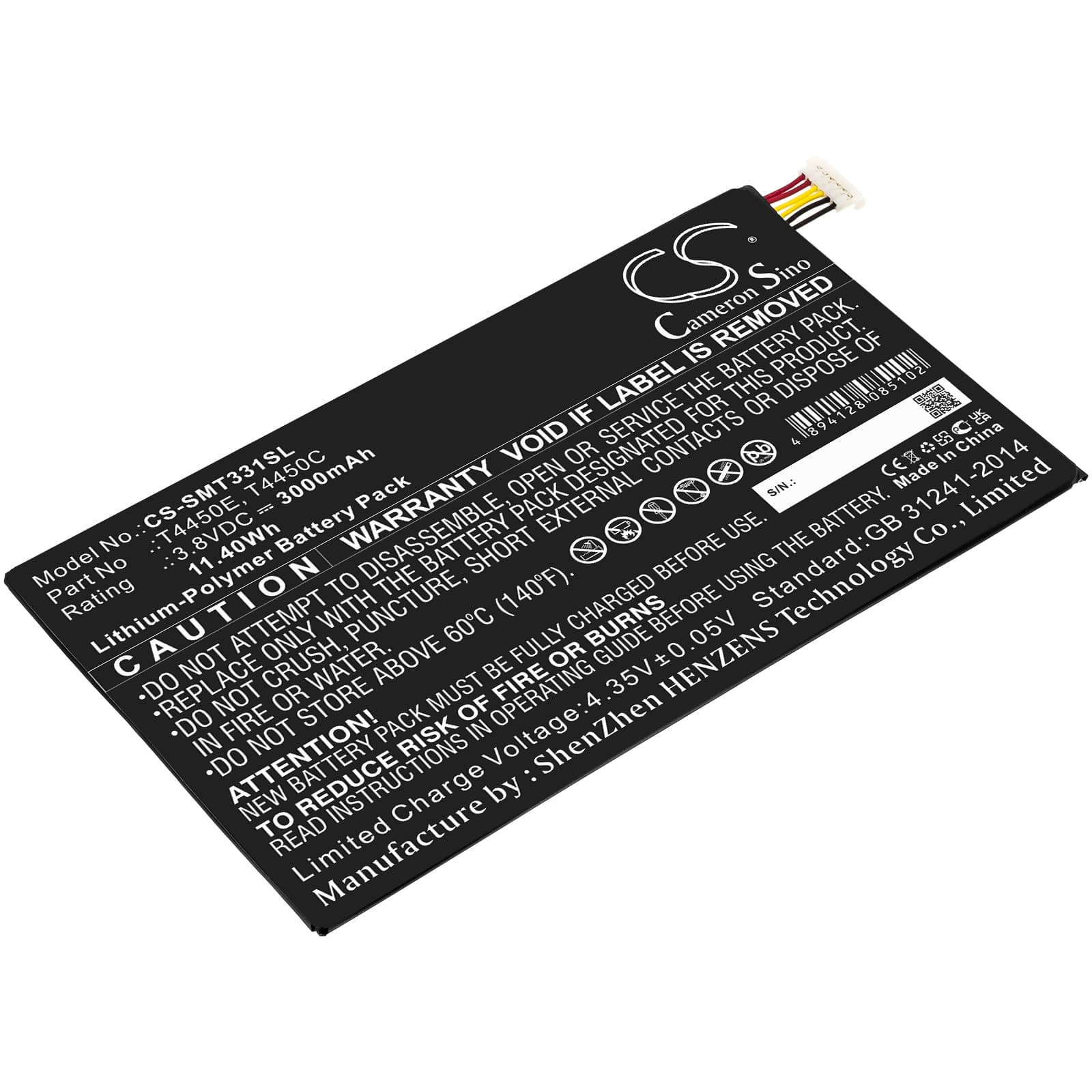 Replacement Battery for Samsung Galaxy Tab 4 - CS-SMT331SL-1.jpg