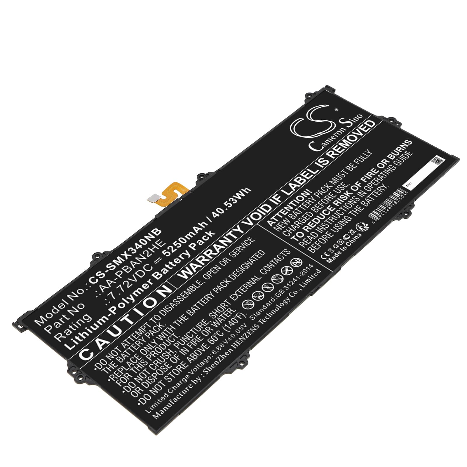 Replacement Battery for Samsung Galaxy Book Go - CS-SMX340NB-1.jpg