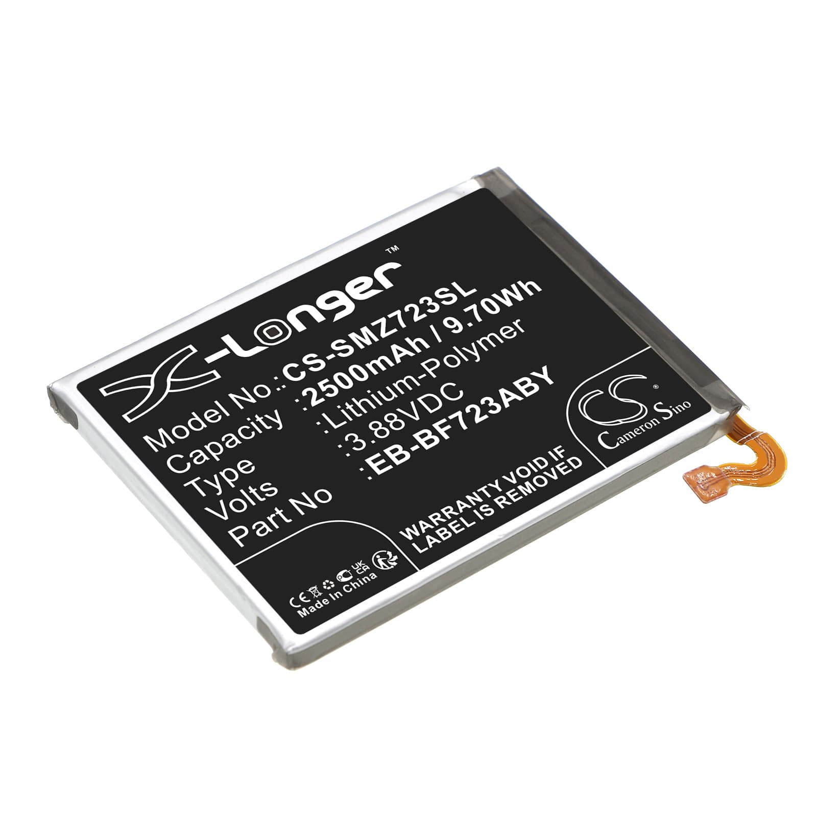Replacement Battery for Samsung Galaxy Z Flip 4 - CS-SMZ723SL-1.jpg