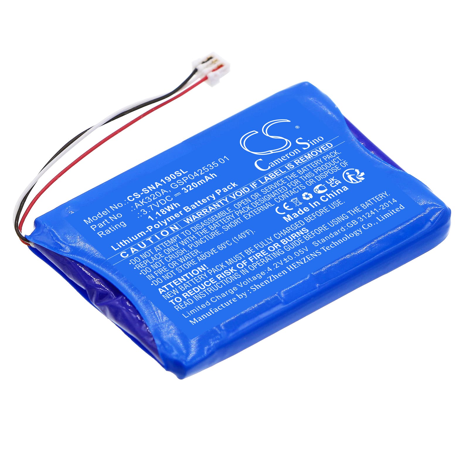 Replacement Battery for Snom A190 - CS-SNA190SL-1.jpg