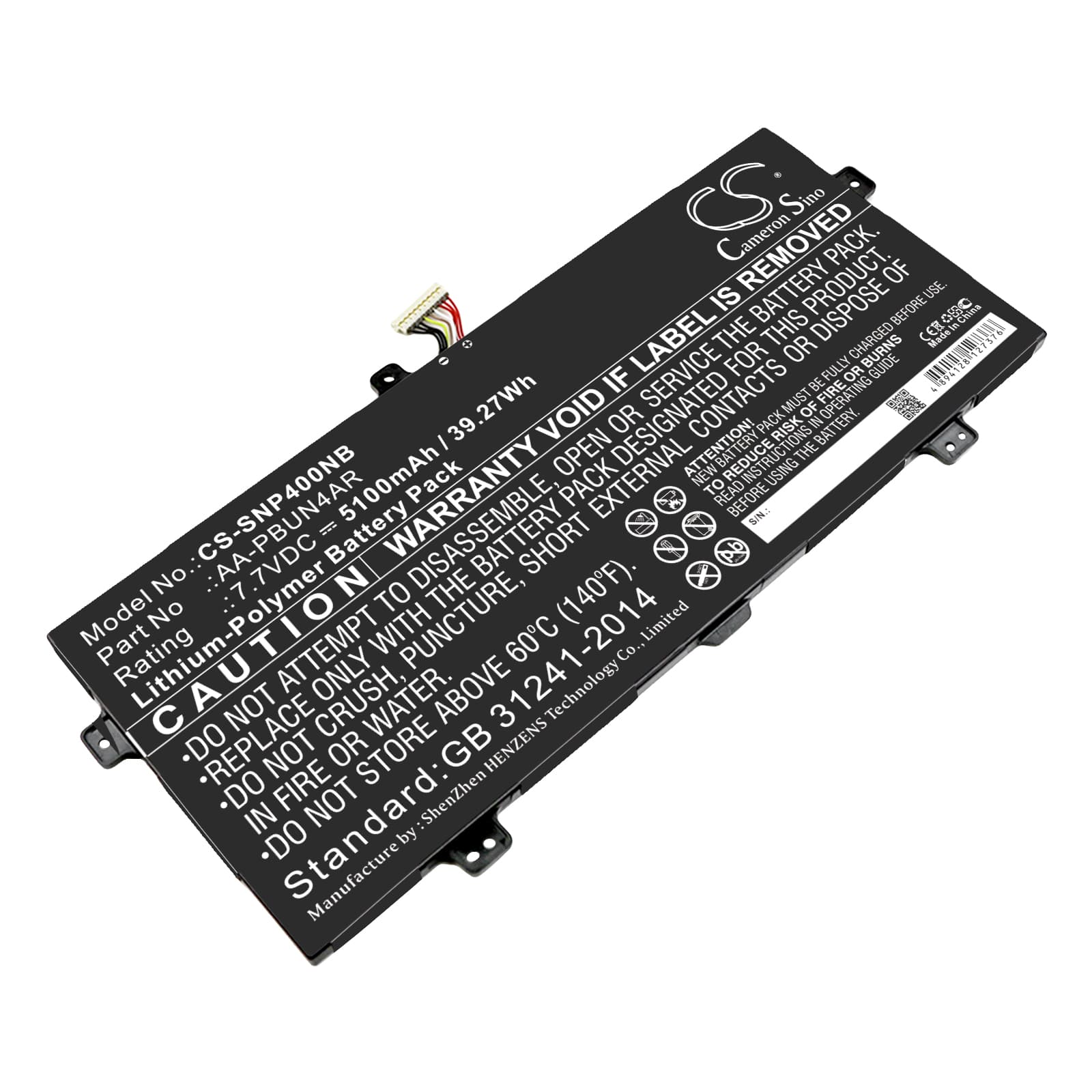Replacement Battery for Samsung ATIV Book 9 Spin - CS-SNP400NB-1.jpg