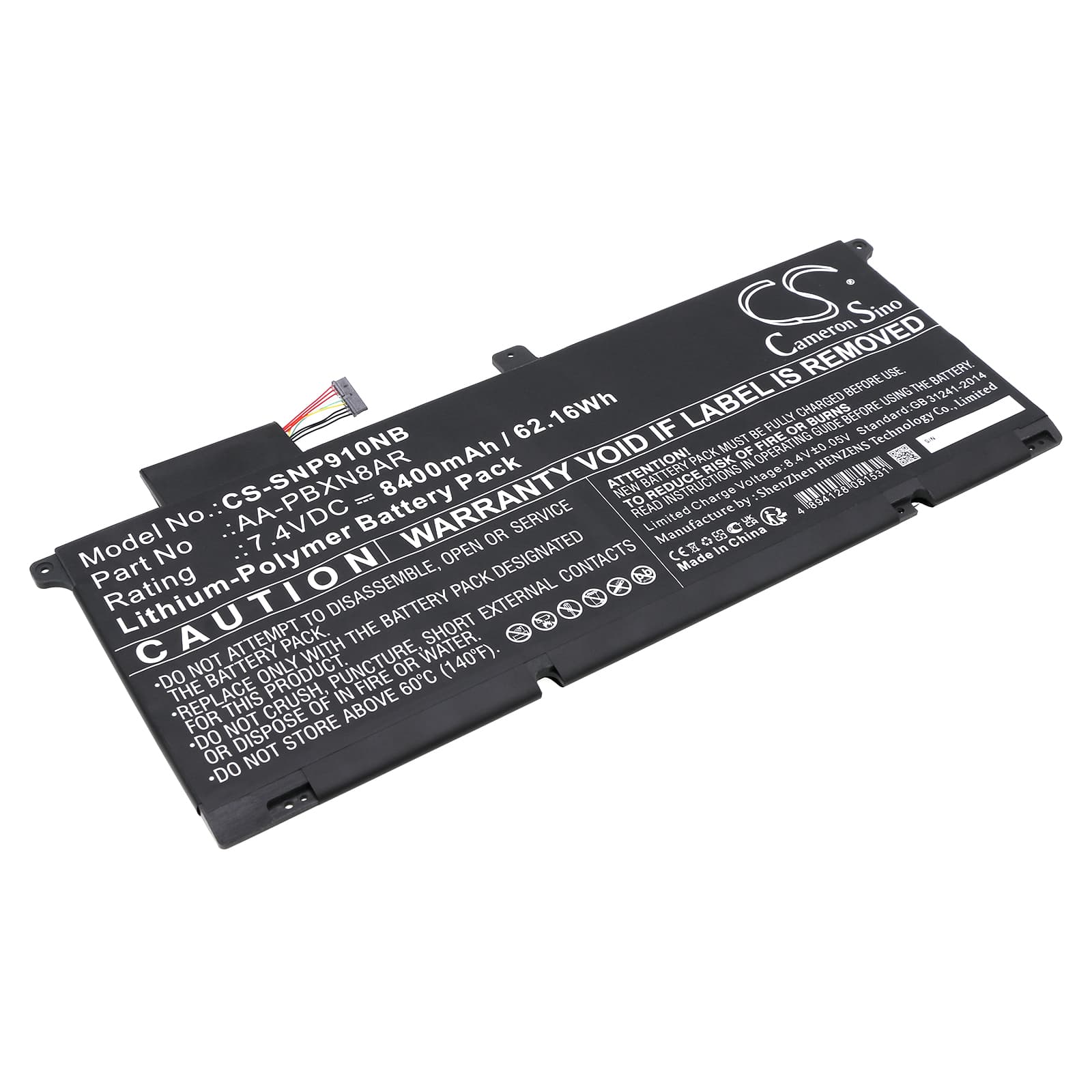 Replacement Battery for Samsung 900X4B-A02 - CS-SNP910NB-1.jpg