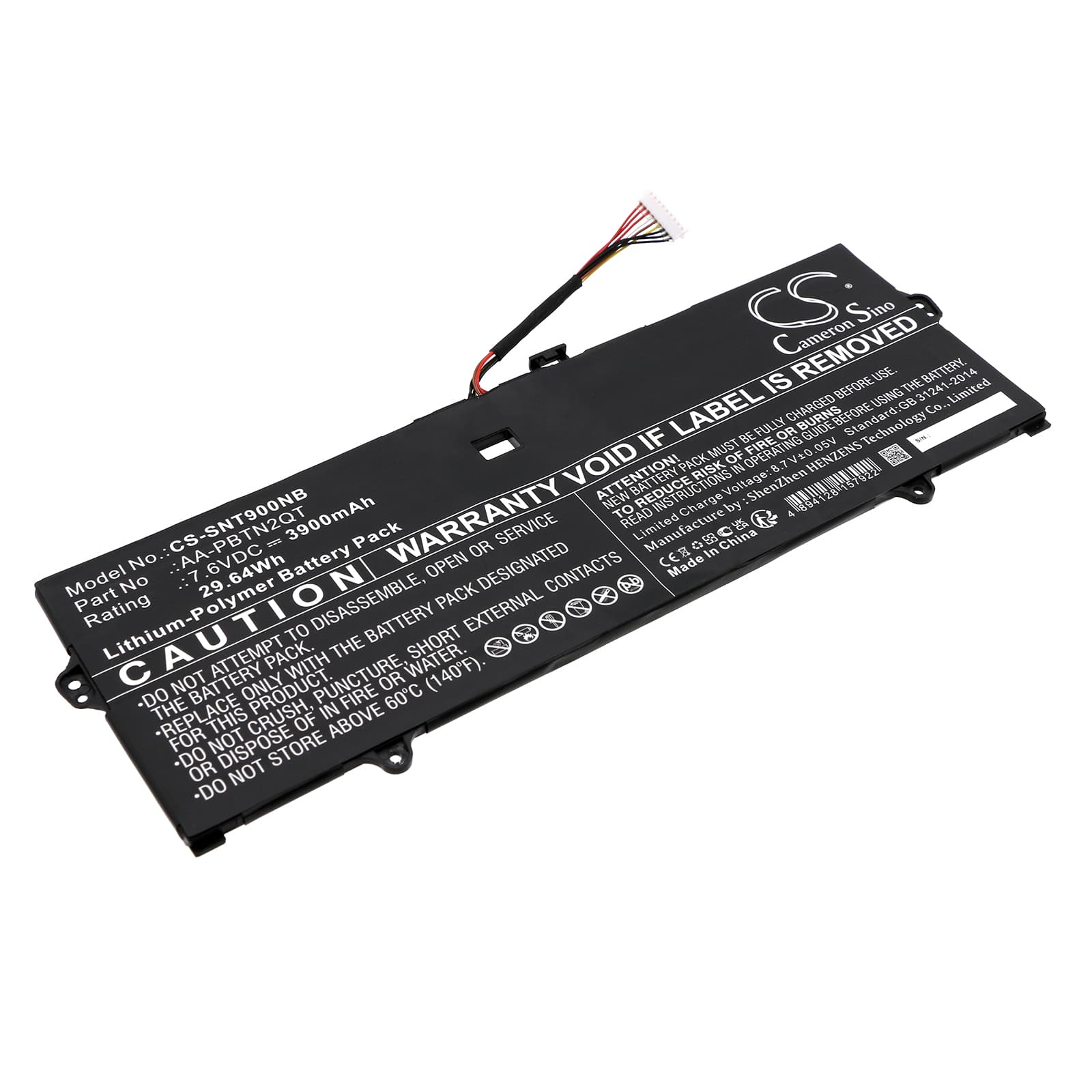 Replacement Battery for Samsung NT900X3N-K79W - CS-SNT900NB-1.jpg