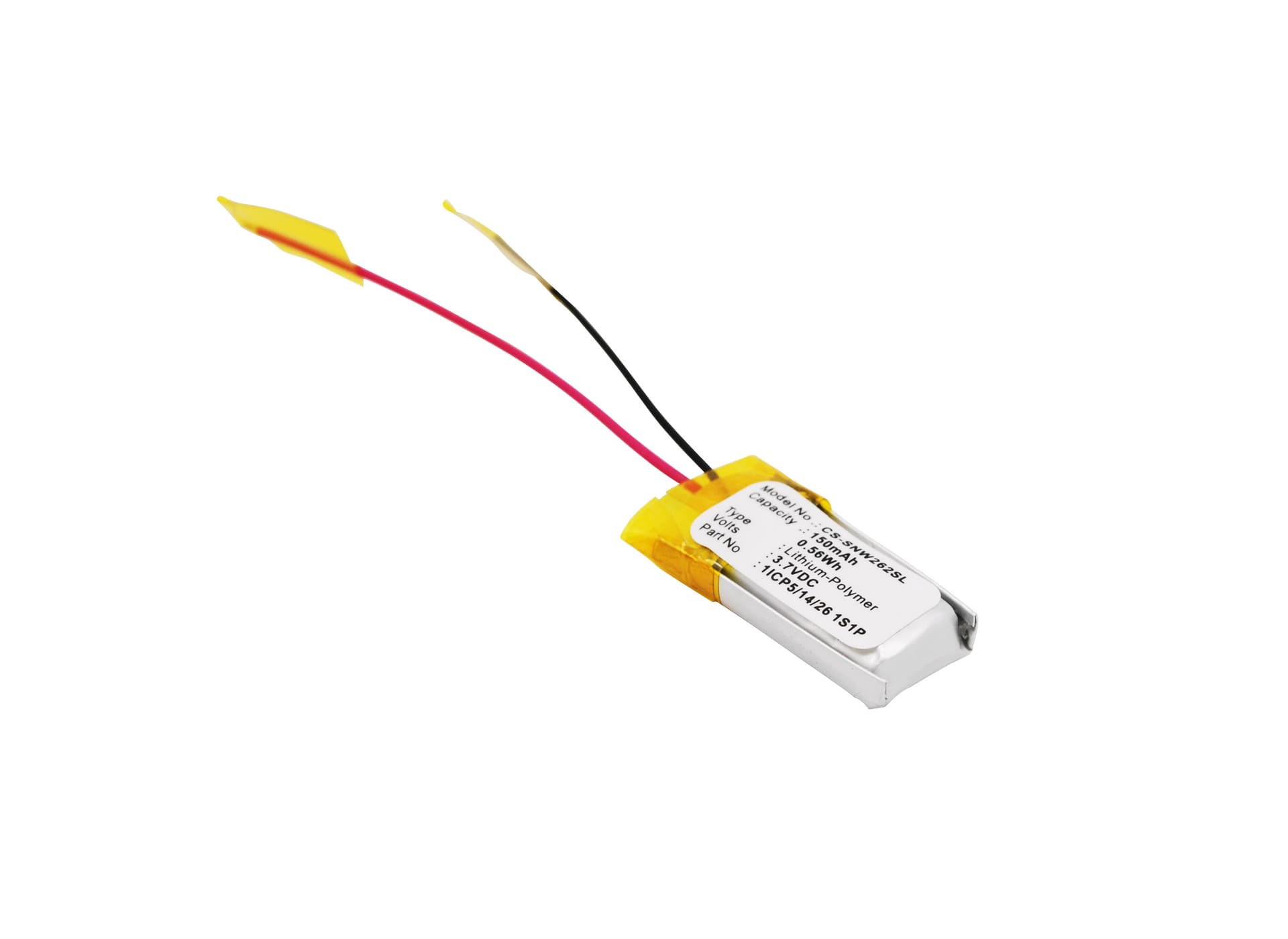 Replacement Battery for Sony NWZ-W262 - CS-SNW262SL-1.jpg
