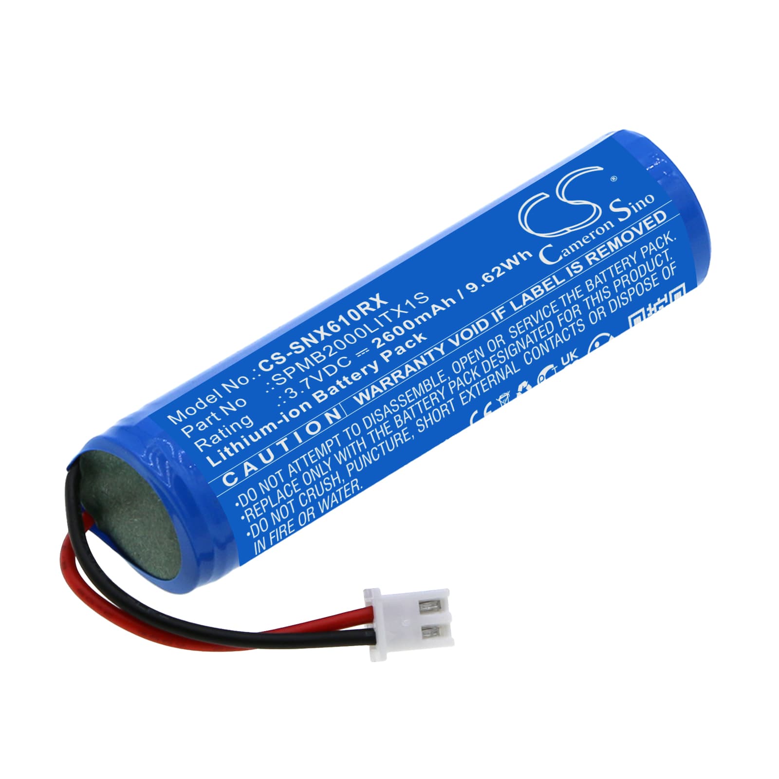 Replacement Battery for Spektrum Transmitter NX6 - CS-SNX610RX-1.jpg