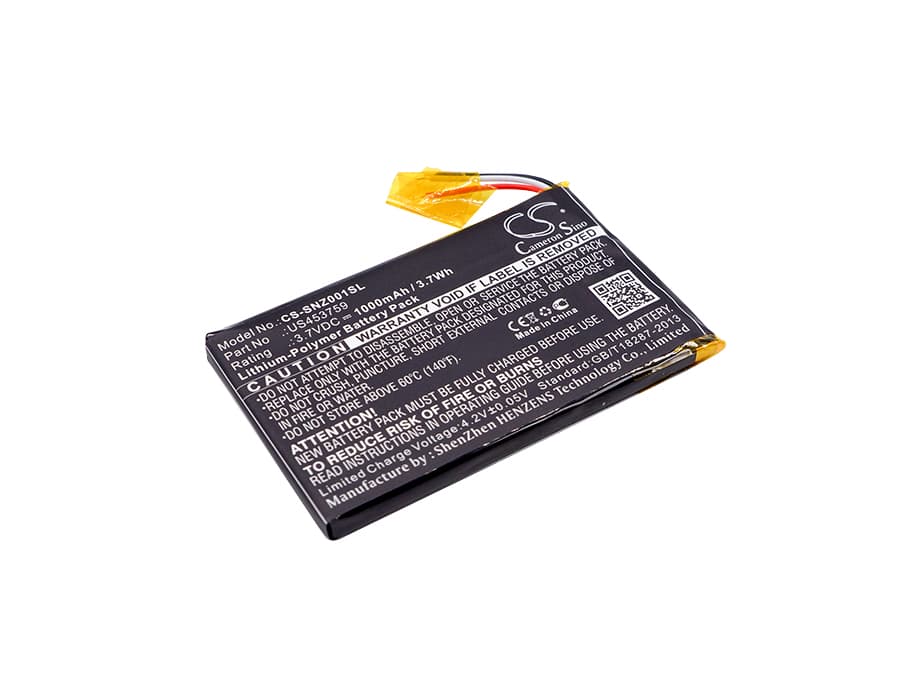 Replacement Battery for Sony NWZ-ZX1 - CS-SNZ001SL-1.jpg