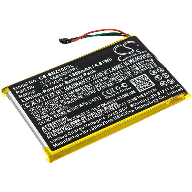 Replacement Battery for Sony NWZ-Z1050 - CS-SNZ105SL-1.jpg