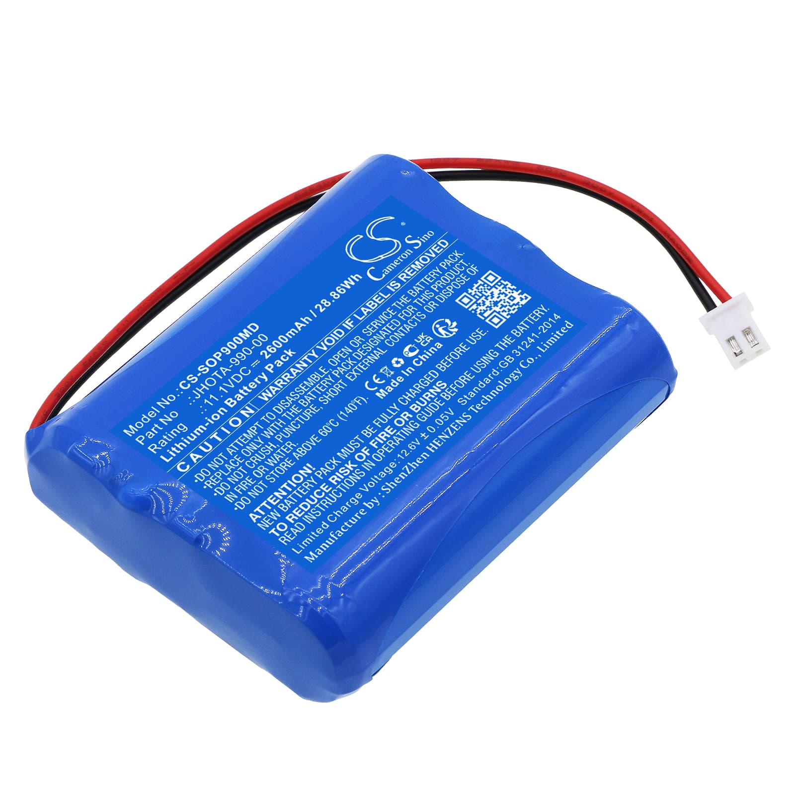 Replacement Battery for Szosen OIP-900 - CS-SOP900MD-1.jpg