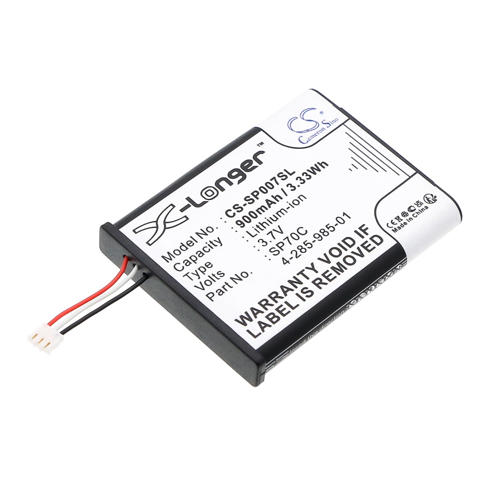 Replacement Battery for Sony PSP E1000 - CS-SP007SL-1.jpg
