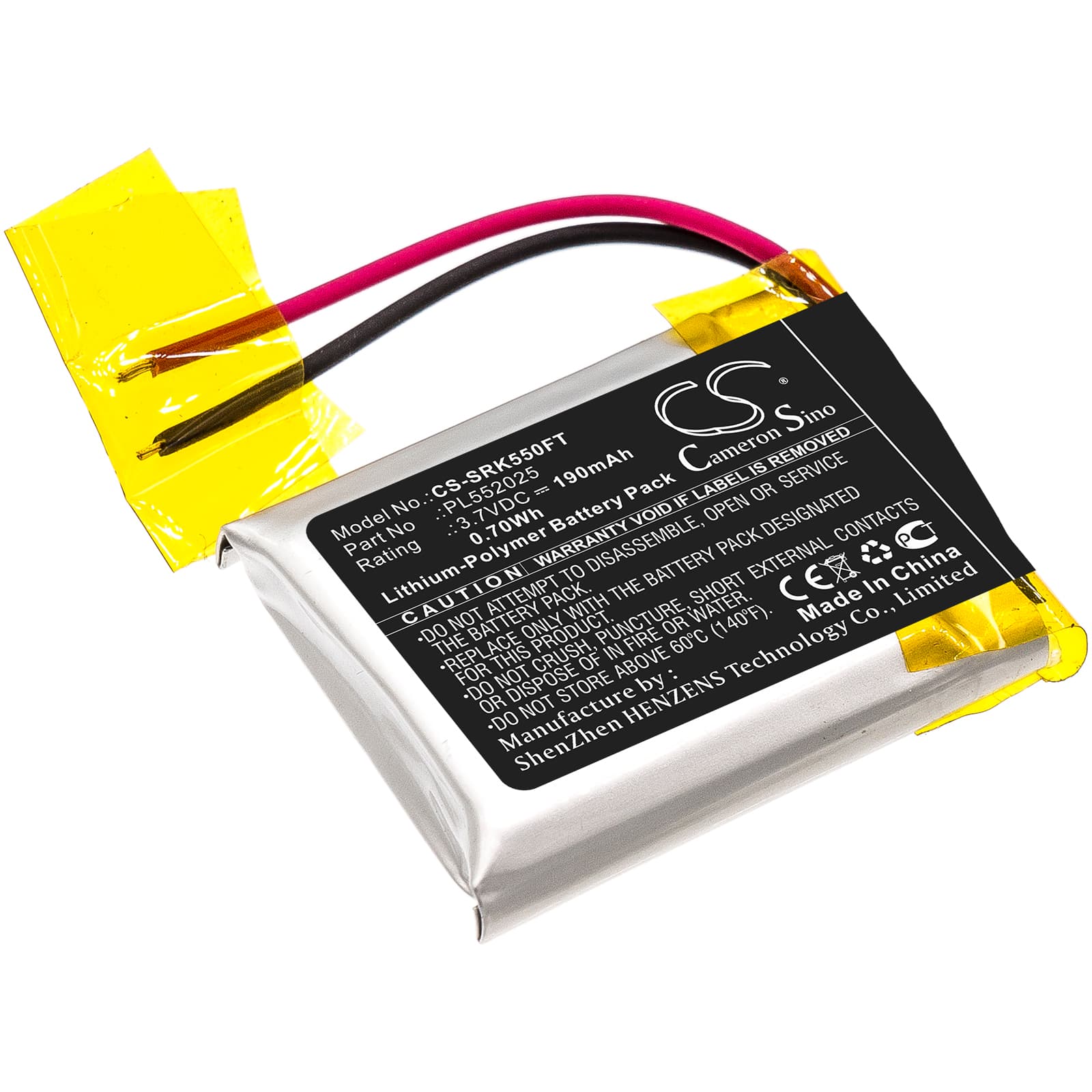 Replacement Battery for Shark 550R - CS-SRK550FT-1.jpg