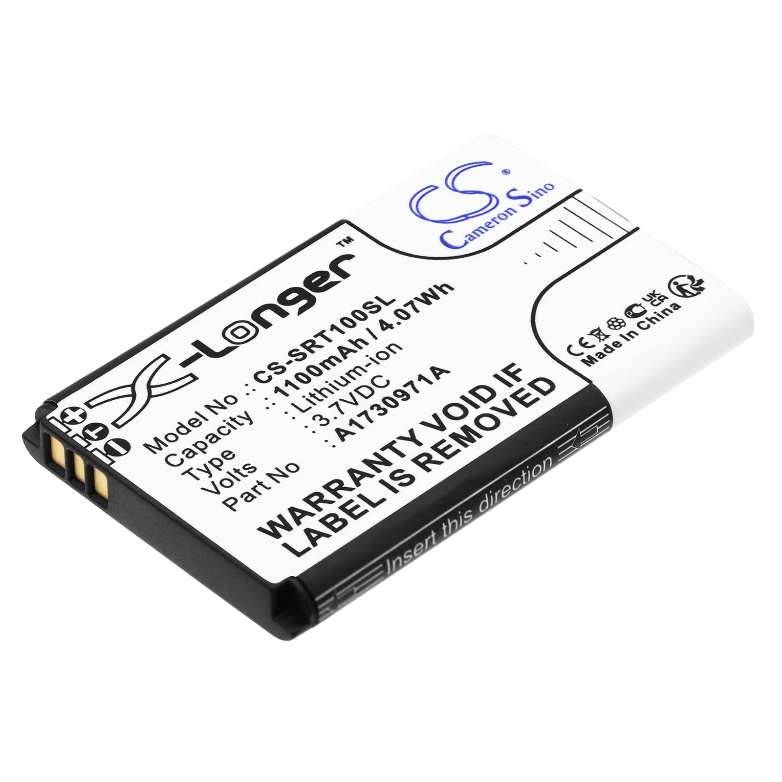 Replacement Battery for Sony S-Air Wireless Transceiver - CS-SRT100SL-1.jpg