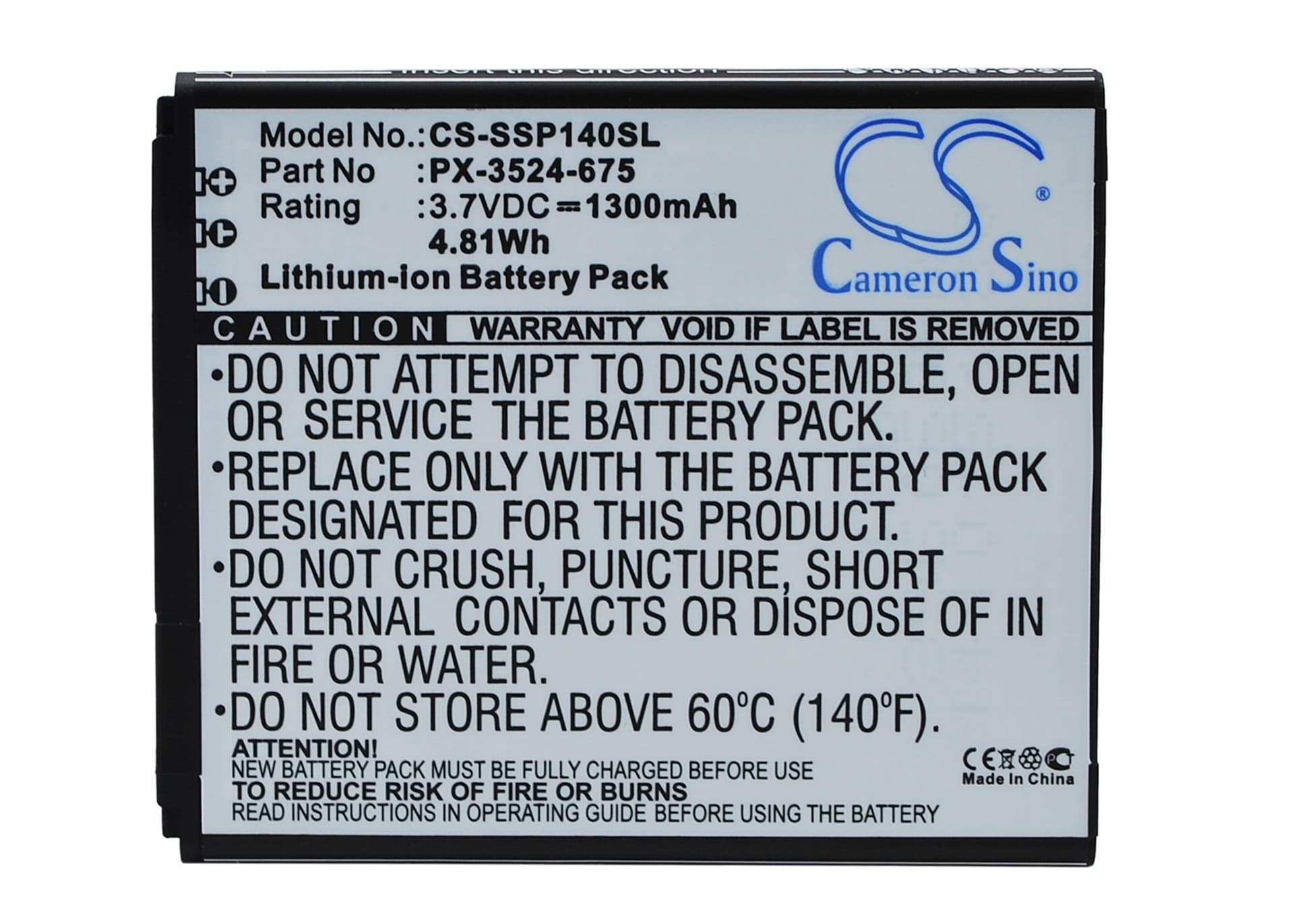 Replacement Battery for Simvalley SP-140 - CS-SSP140SL-1.jpg