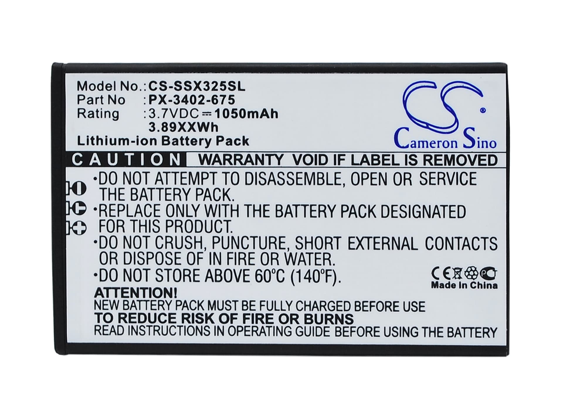Replacement Battery for Simvalley SX-325 - CS-SSX325SL-1.jpg