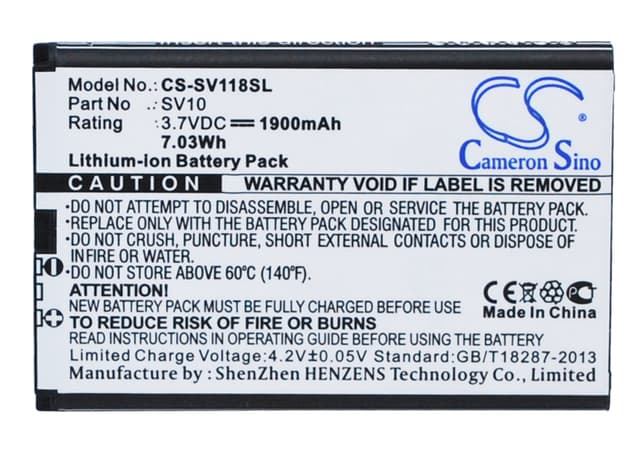 Replacement battery