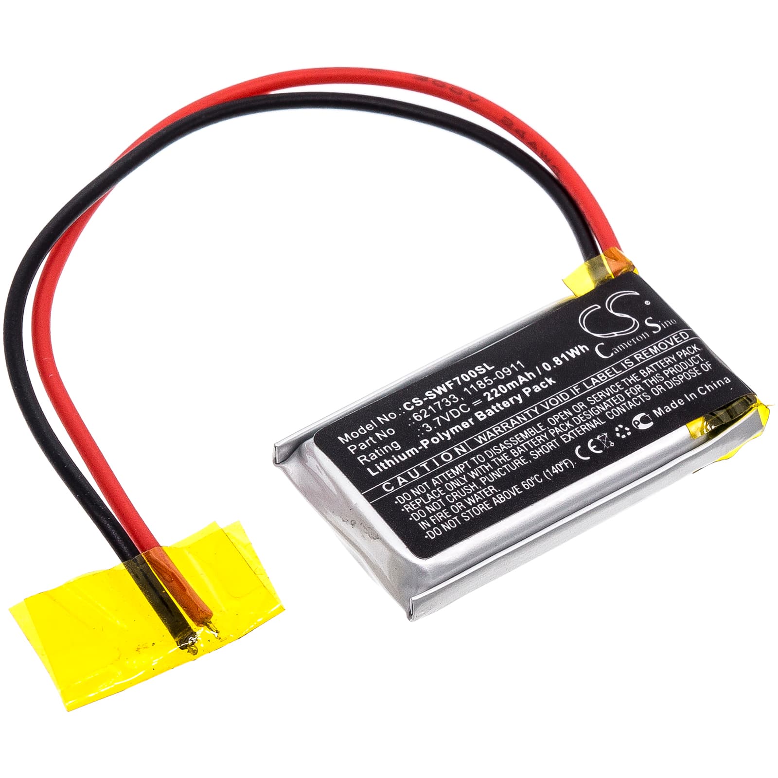 Replacement Battery for Sony WF-XB700 Charging Case - CS-SWF700SL-1.jpg