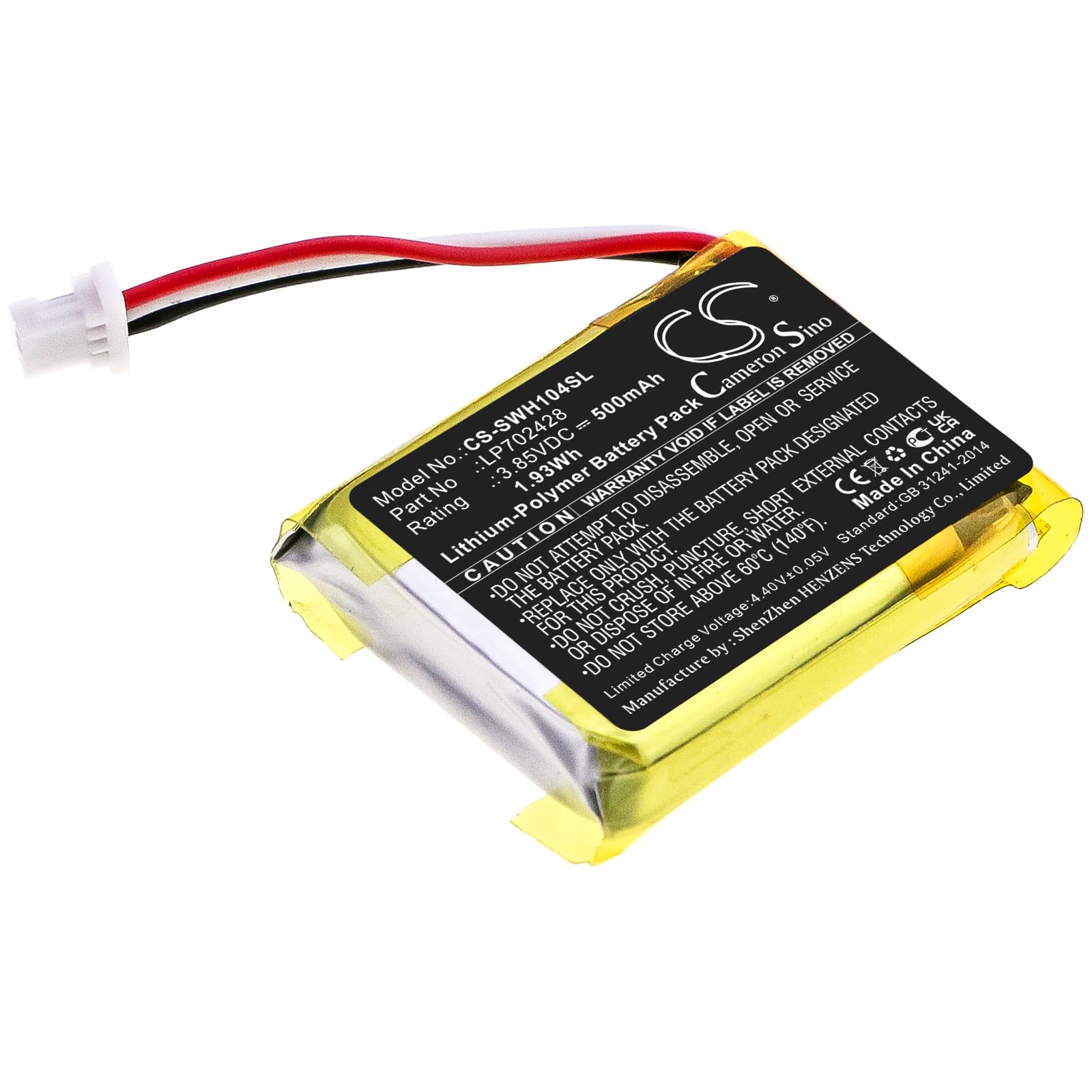 Replacement Battery for Sony WF-1000XM4 Charging Case - CS-SWH104SL-1.jpg