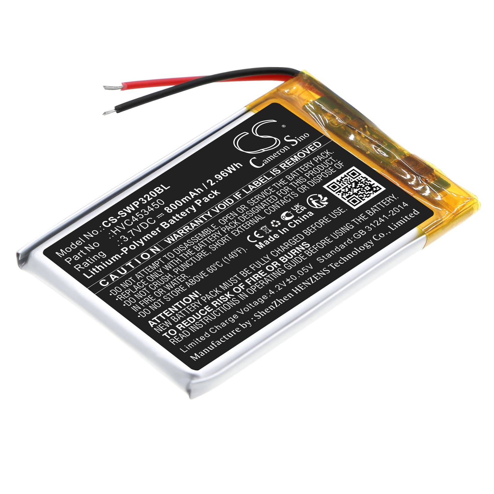 Replacement Battery for Stripe WisePad 3 - CS-SWP320BL-1.jpg
