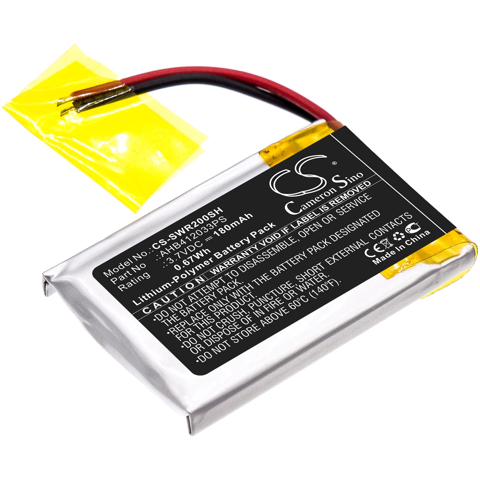 Replacement Battery for Sony SmartWatch 2 - CS-SWR200SH-1.jpg