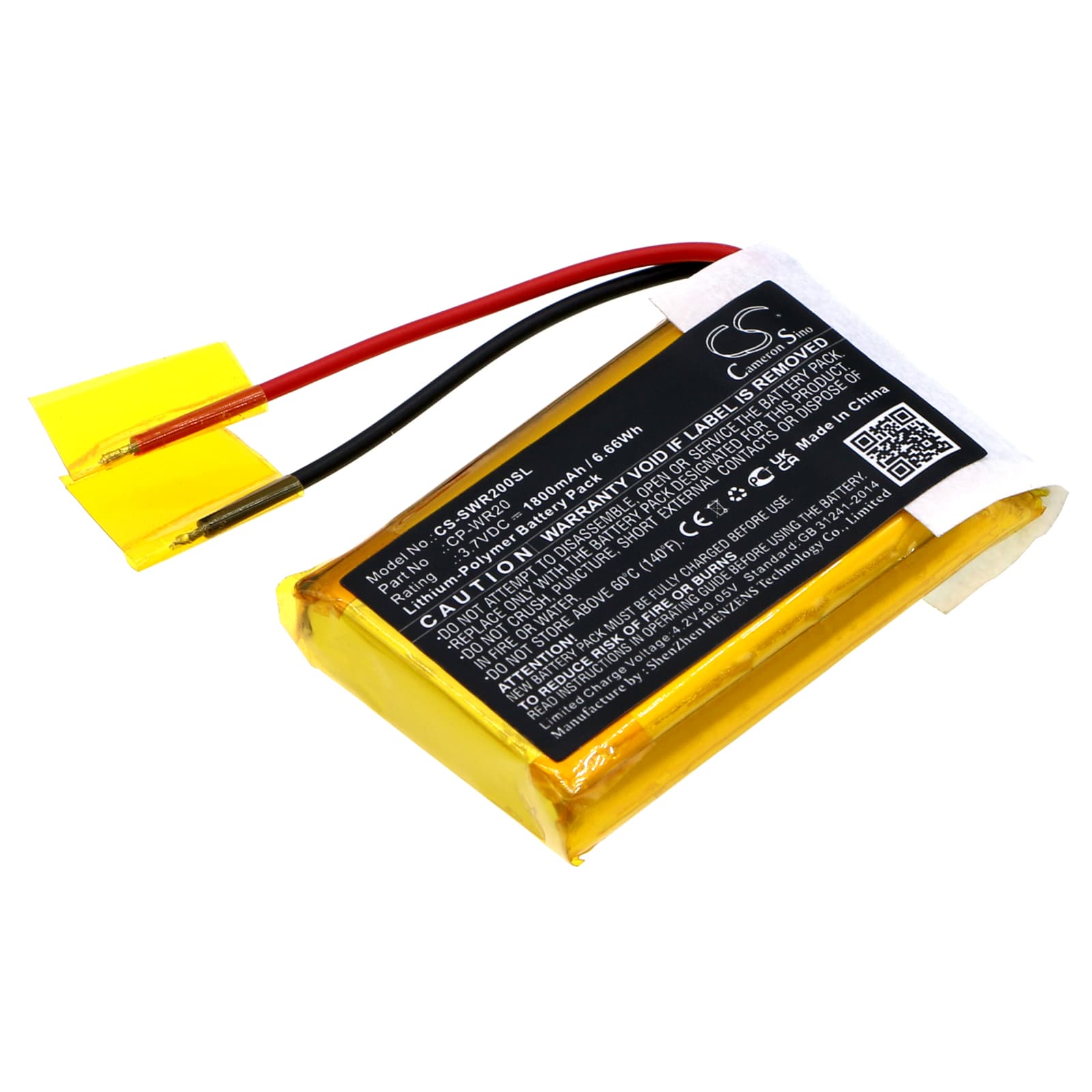 Replacement Battery for Simrad WR20 - CS-SWR200SL-1.jpg