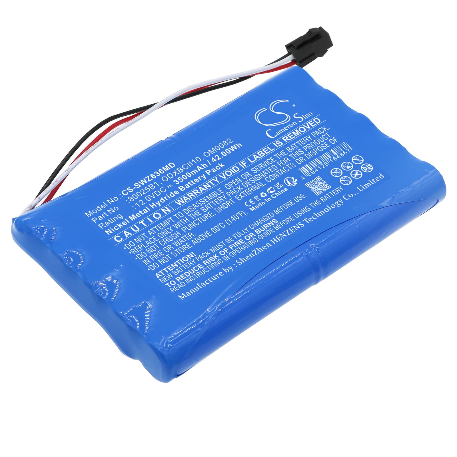 Replacement Battery for Smiths Advisor Patient Monitor 12-636A - CS-SWZ636MD-1.jpg