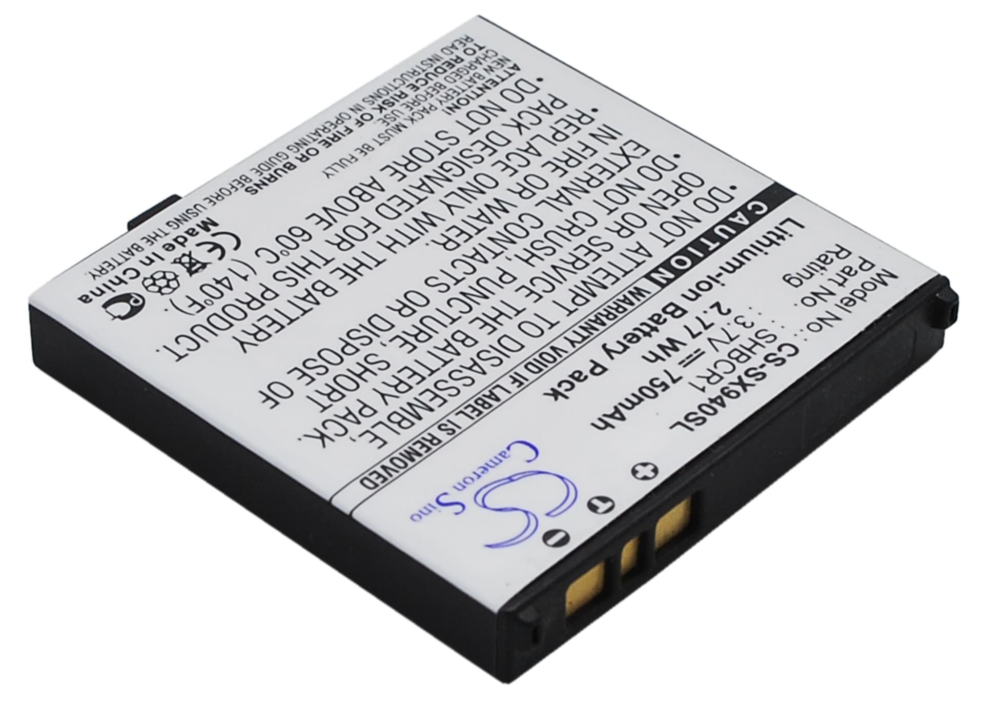 Replacement Battery for SoftBank 940SH