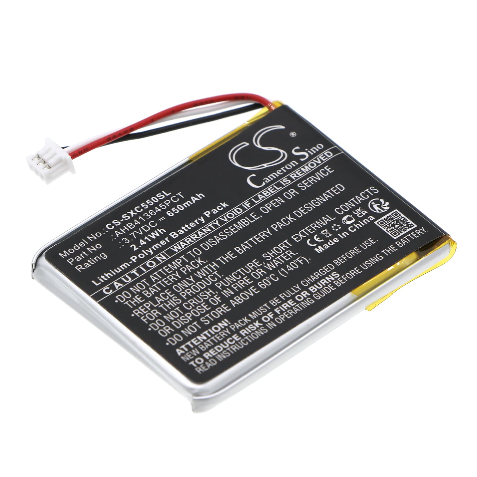 Replacement Battery for Sennheiser PXC 550