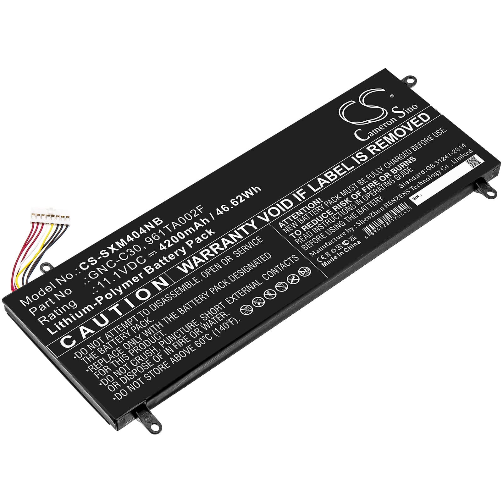 Replacement Battery for Schenker XMG C404 - CS-SXM404NB-1.jpg