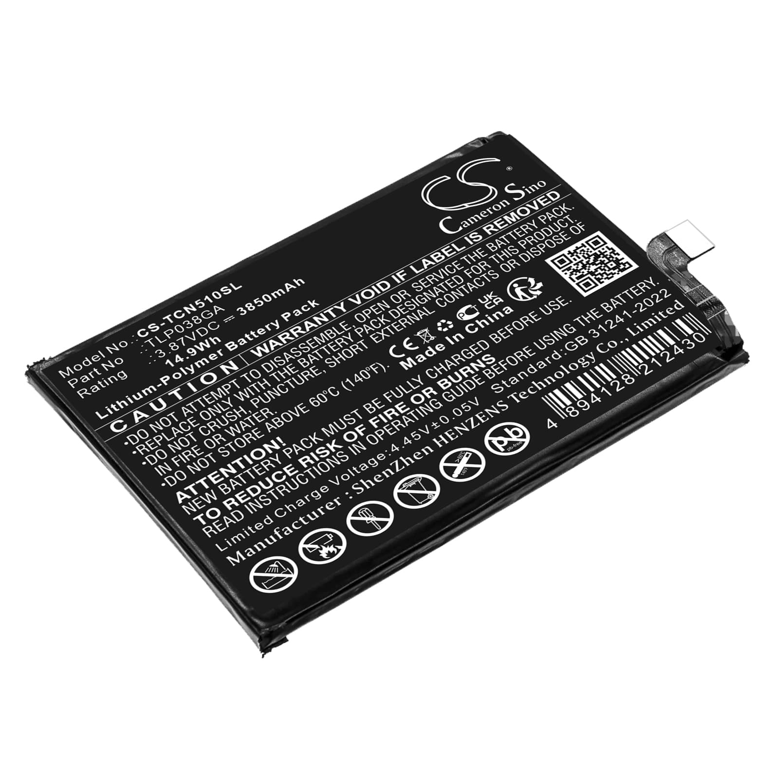 Replacement Battery for TCL 50 LE - CS-TCN510SL-1.jpg
