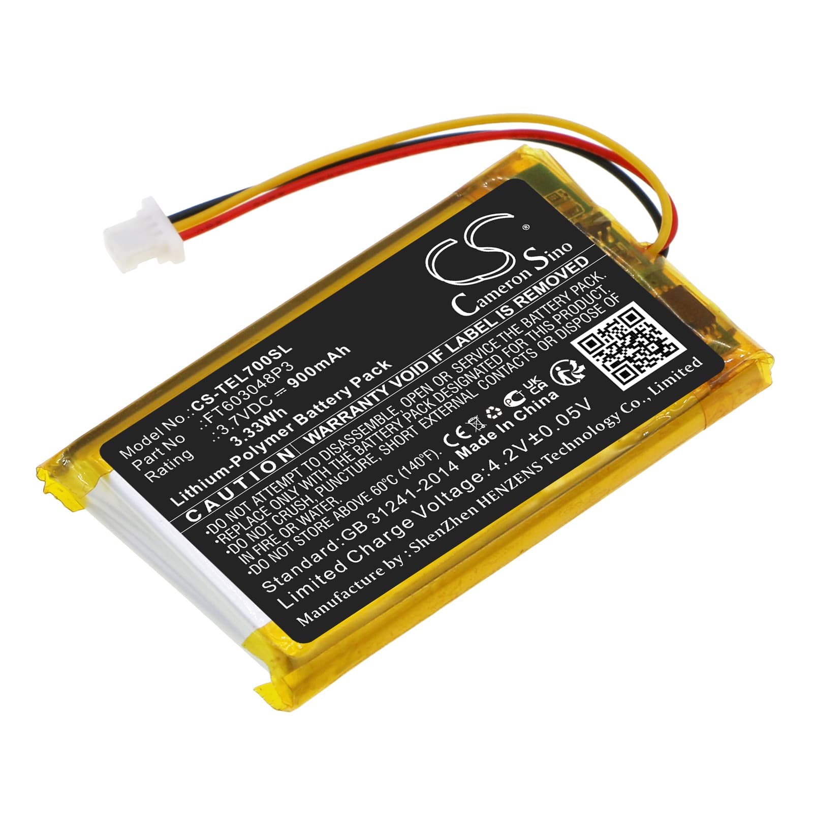 Replacement Battery for Roccat Elo 7.1 Air - CS-TEL700SL-1.jpg
