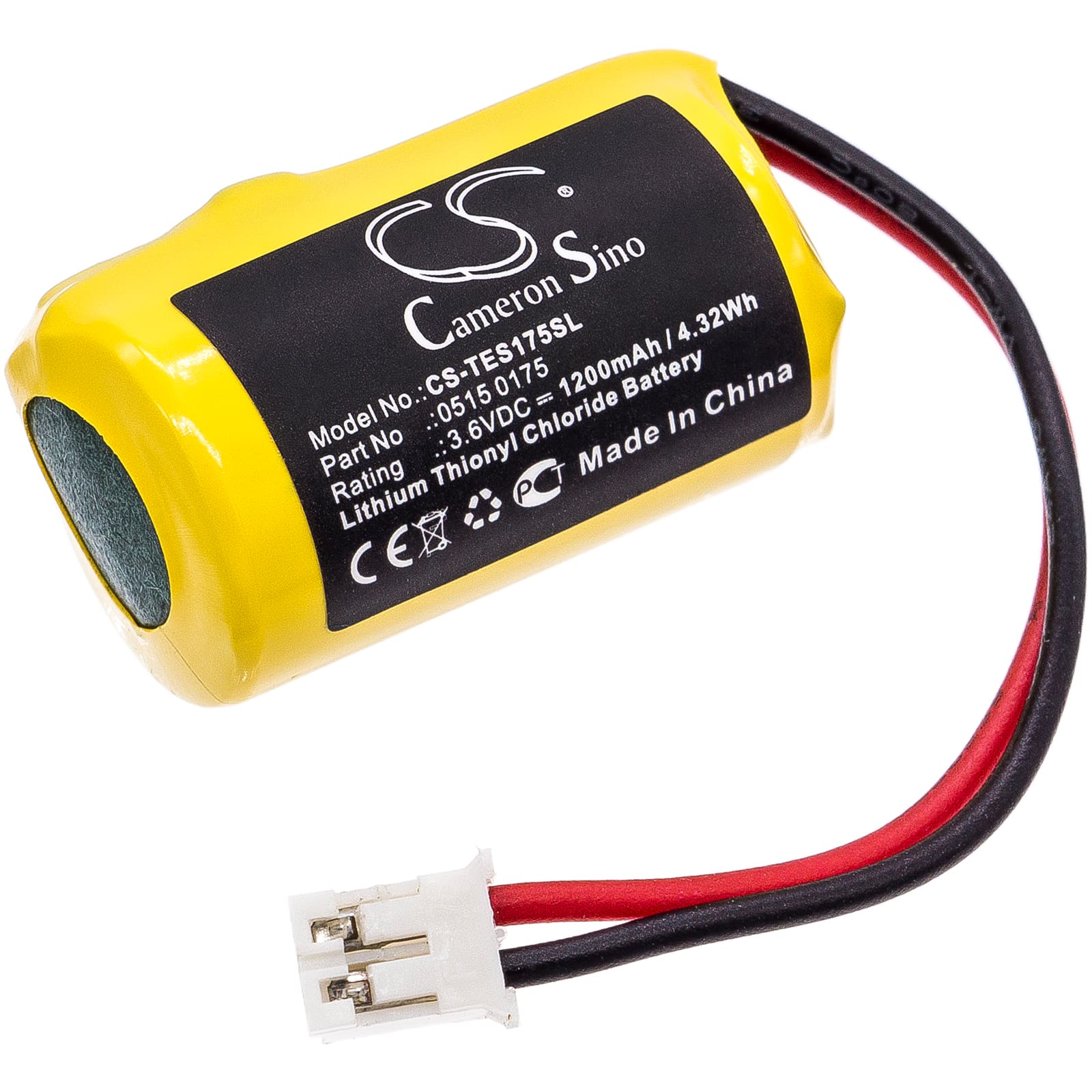 Replacement Battery for Testo 175-H1 - CS-TES175SL-1.jpg