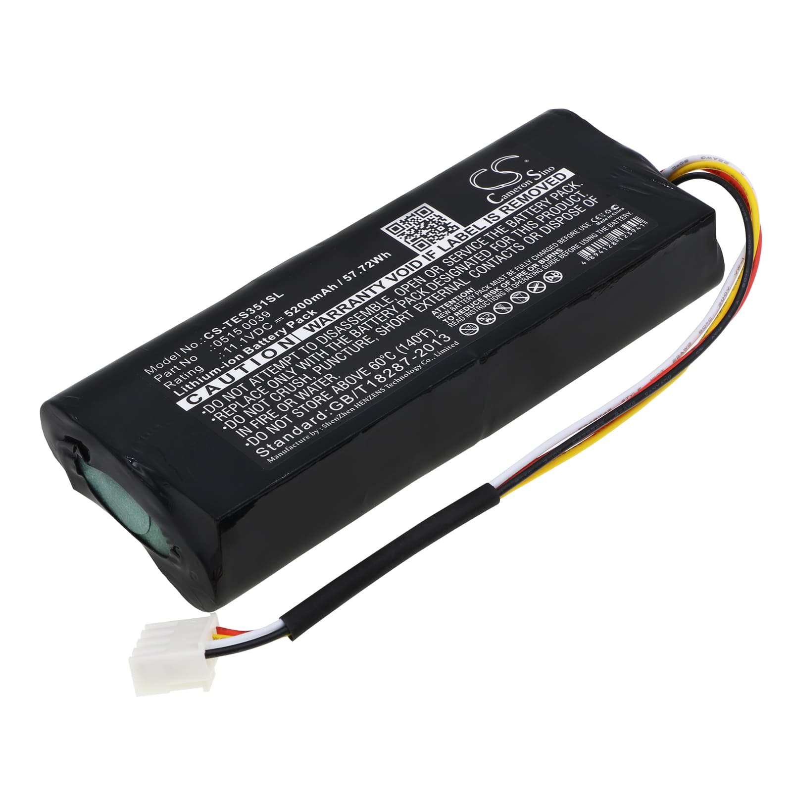 Replacement Battery for Testo 350K Analyzer - CS-TES351SL-1.jpg