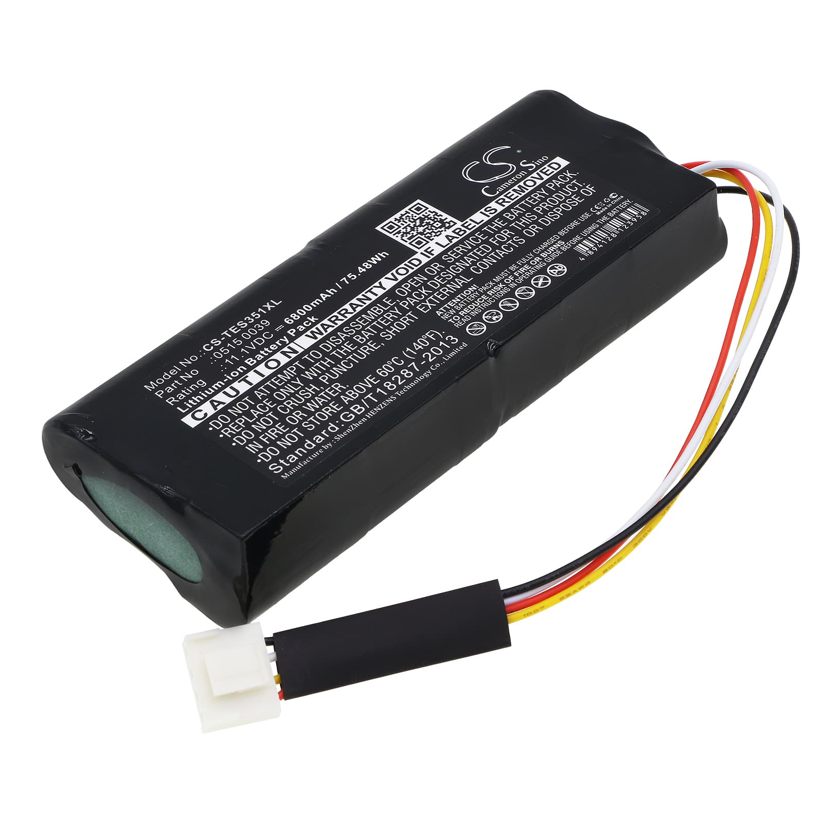 Replacement Battery for Testo 350K Analyzer - CS-TES351XL-1.jpg